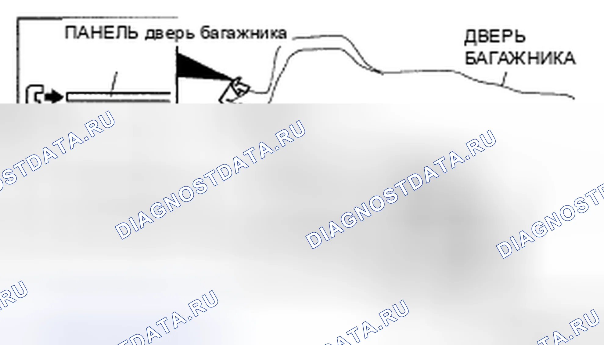 Рис. 41: Примечание по монтажу встроенного светильника. Mazda CX-9 I