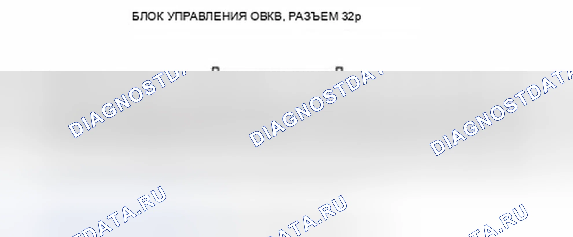 Рис. 28: Разъем блока управления ОВКВ для входов и выходов. Honda Civic IX
