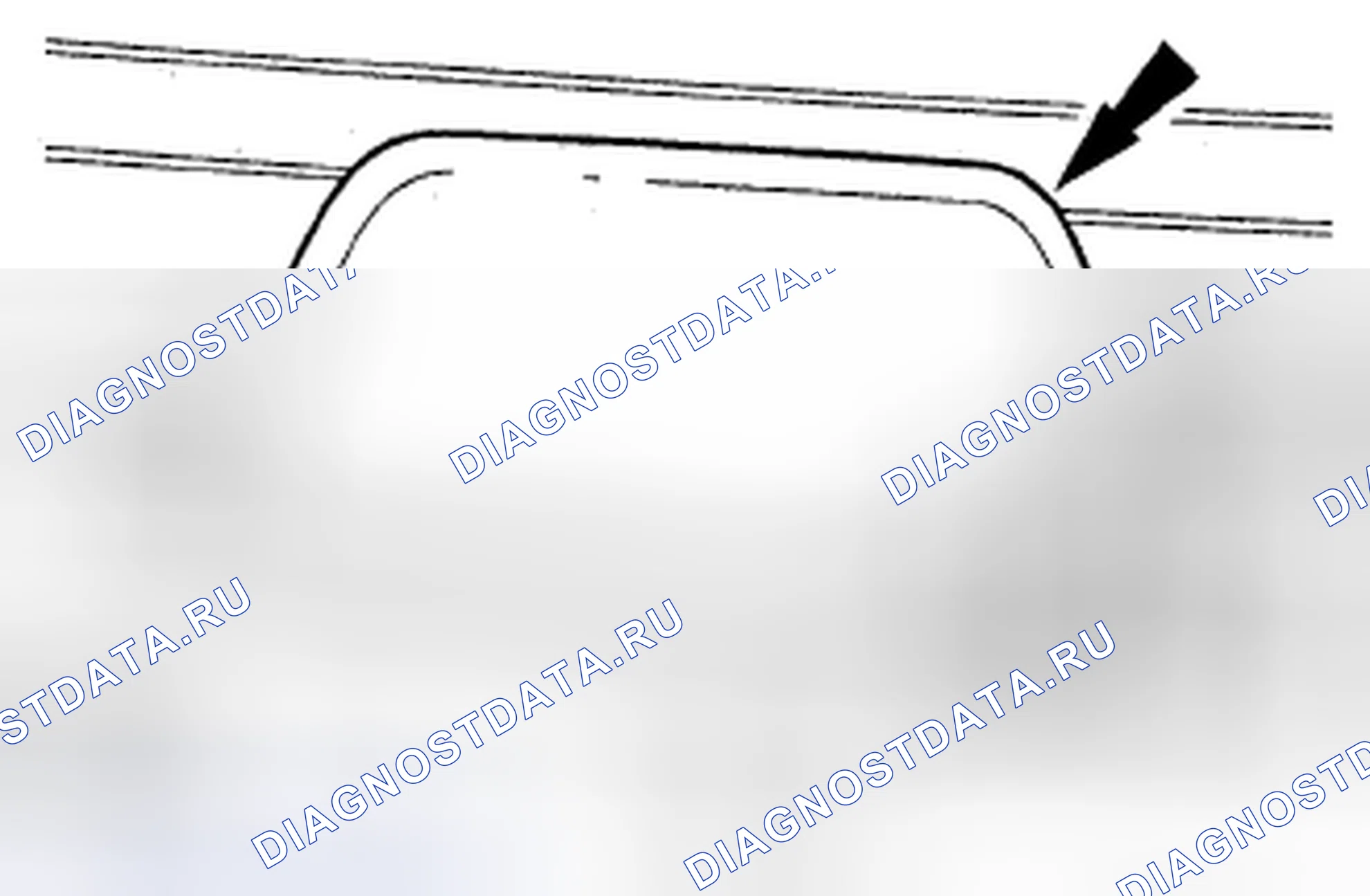 Рис. 12: ДЕМОНТАЖ / МОНТАЖ ДВИГАТЕЛЯ СТЕКЛООЧИСТИТЕЛЯ ЗАДНЕГО ОКНА. Mazda Tribute II
