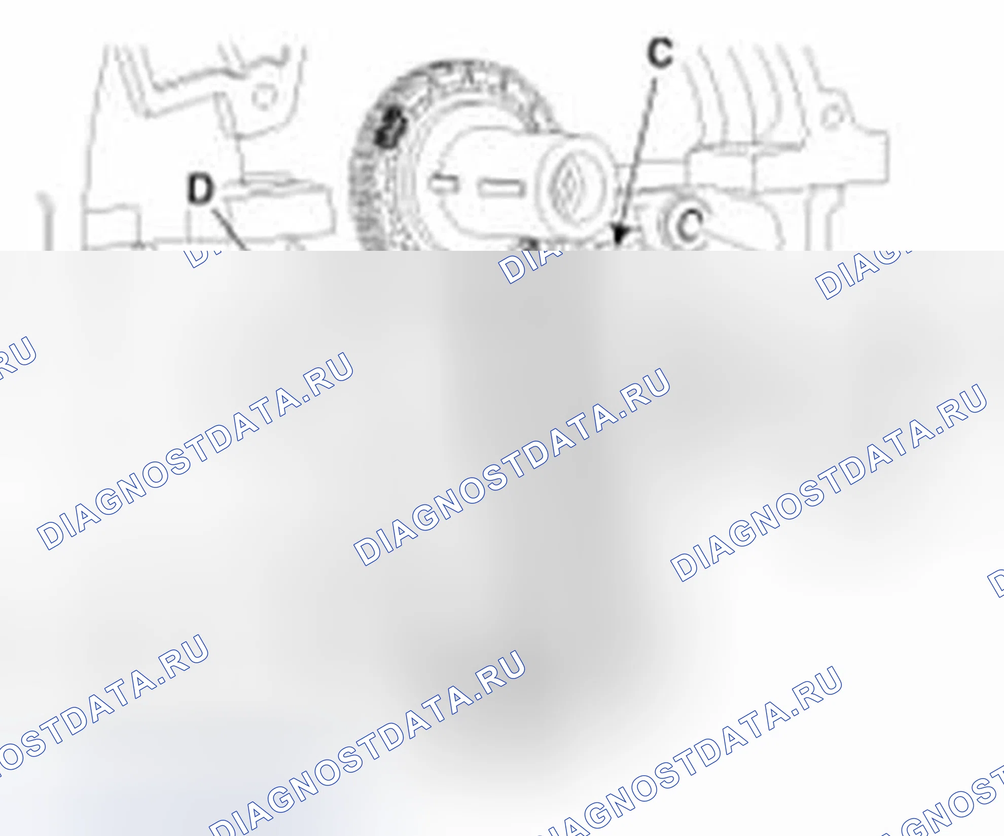 Рис. 4: Демонтаж. Hyundai Sonata VI