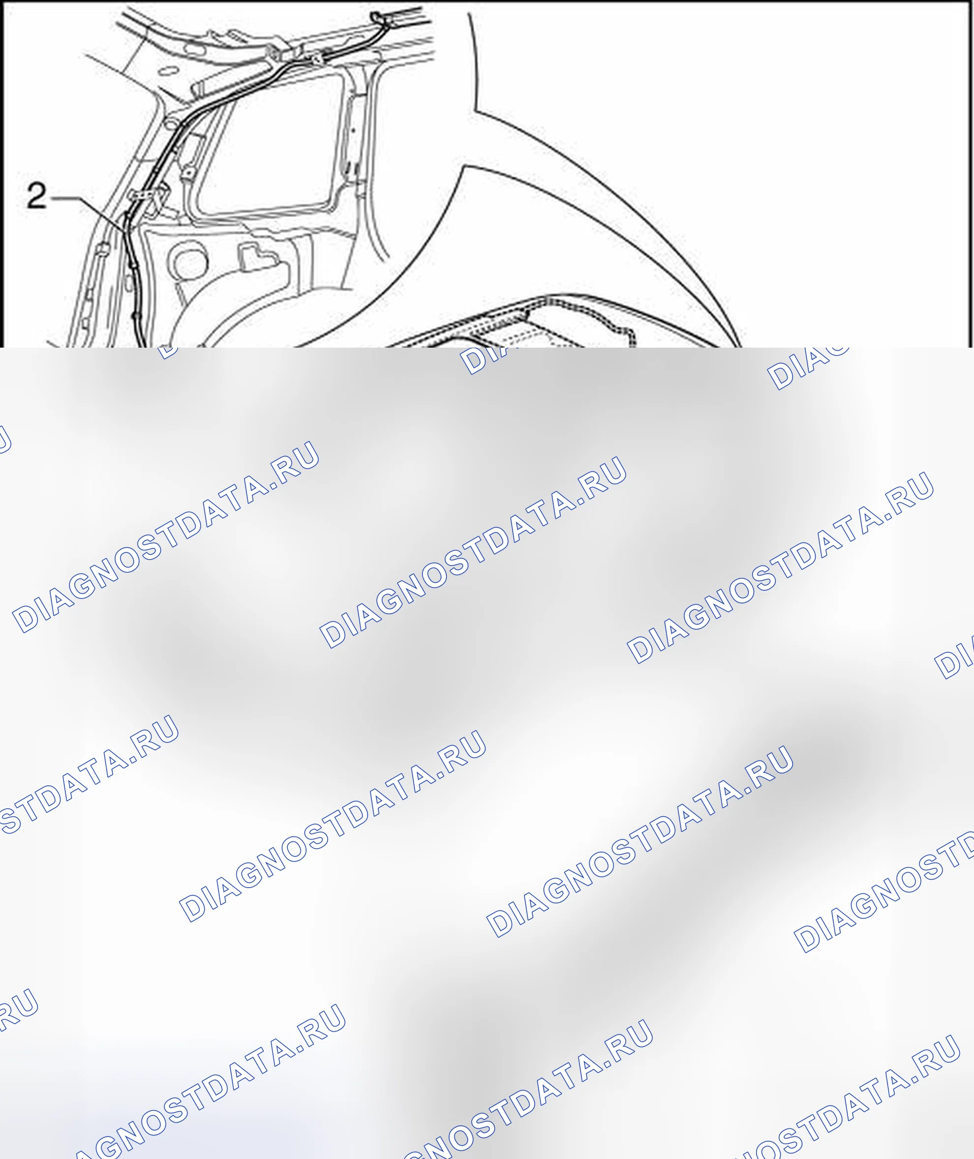 Рис. 9: ШЛАНГИ ДЛЯ СЛИВА ВОДЫ, ОЧИСТКА. Volkswagen Touareg I