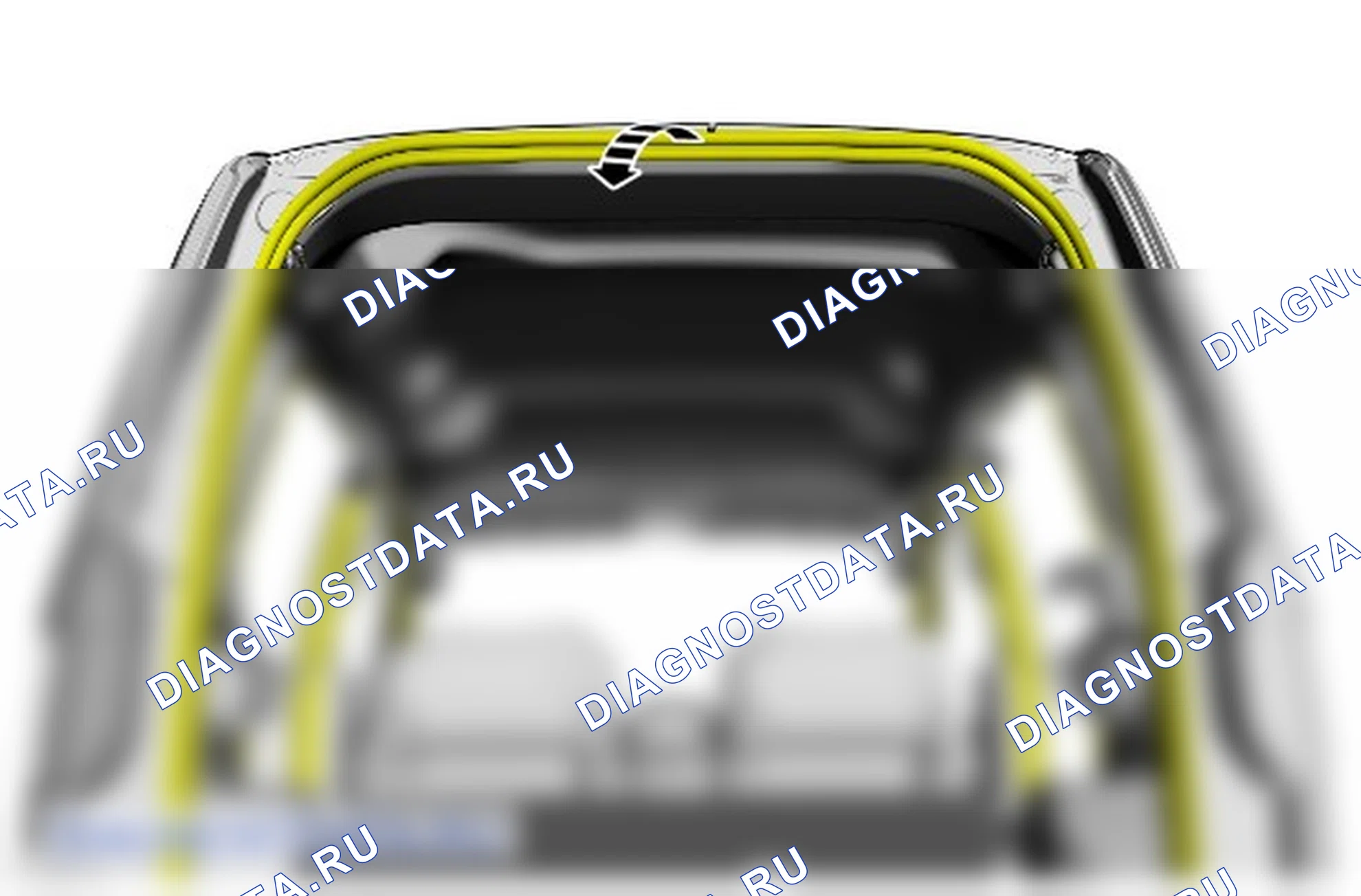 Как снять и установить обивку потолка — опускание. Ford Tourneo Courier I