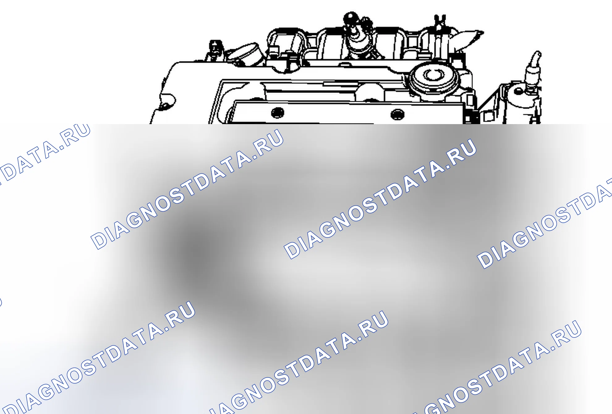 Рис. 7: Замена датчика положения распределительного вала (выхлоп). Chevrolet Volt I