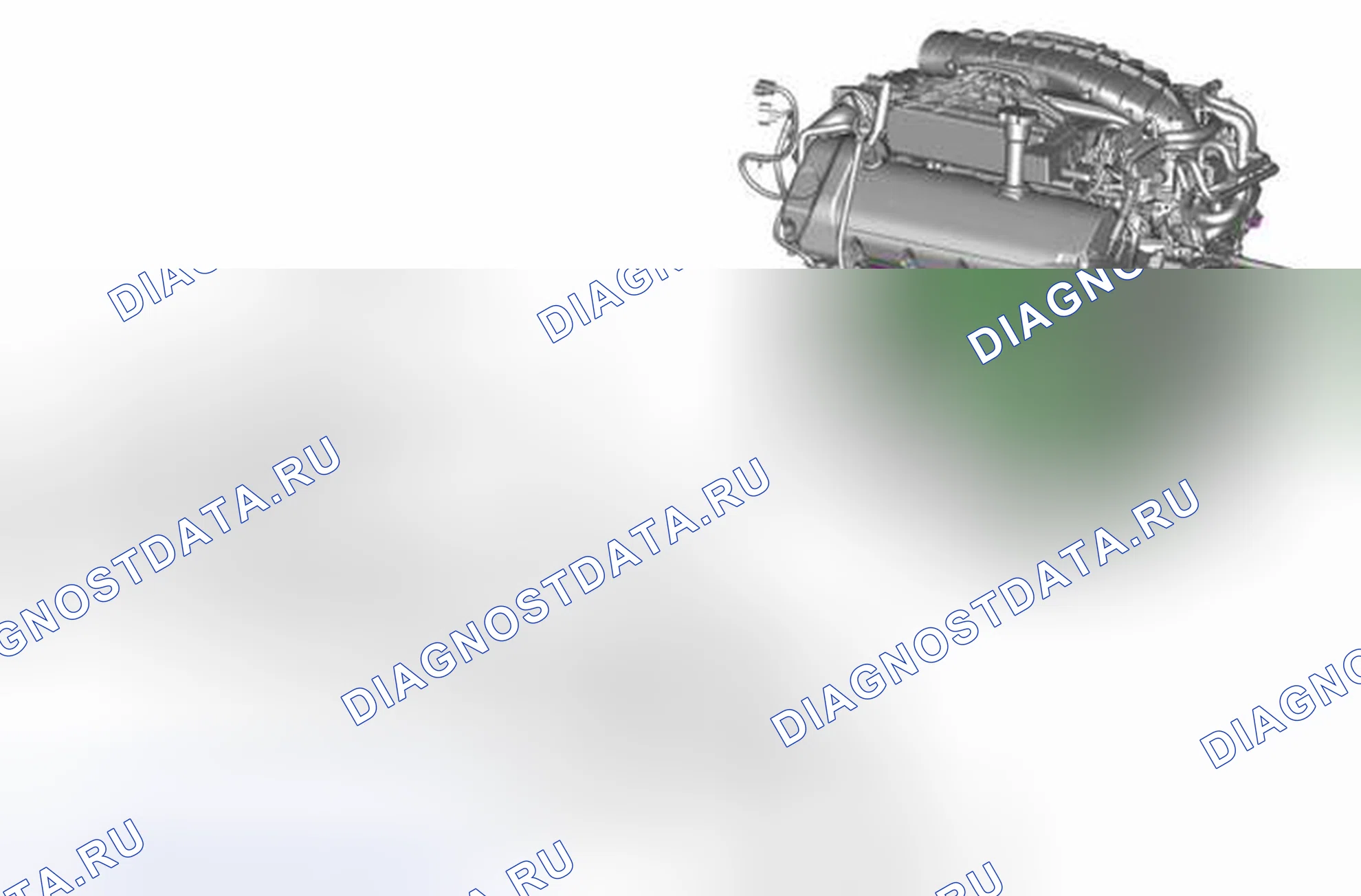 Рис. 309: ВЫПУСКНОЙ КОЛЛЕКТОР. Land Rover Range Rover L322