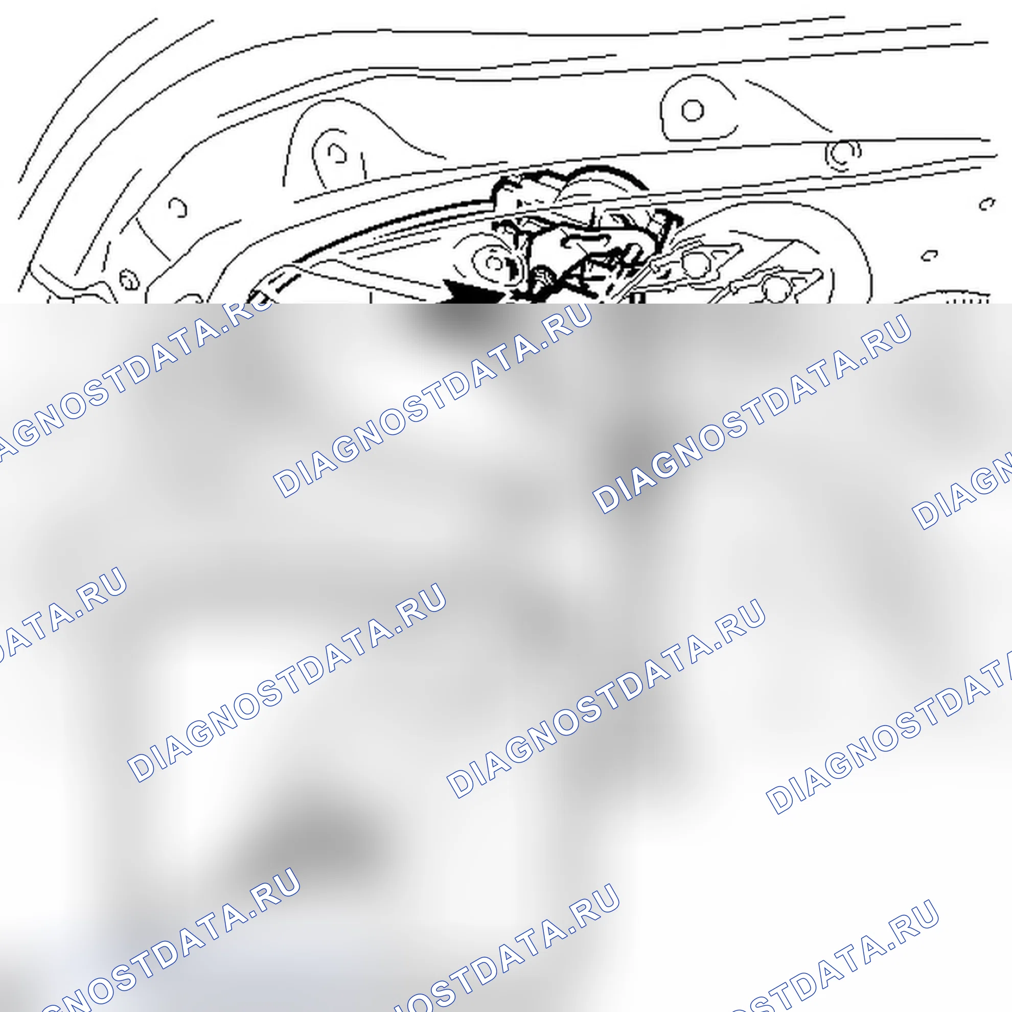 Рис. 389: ДЕМОНТАЖ. Toyota Prius PHV pre-III