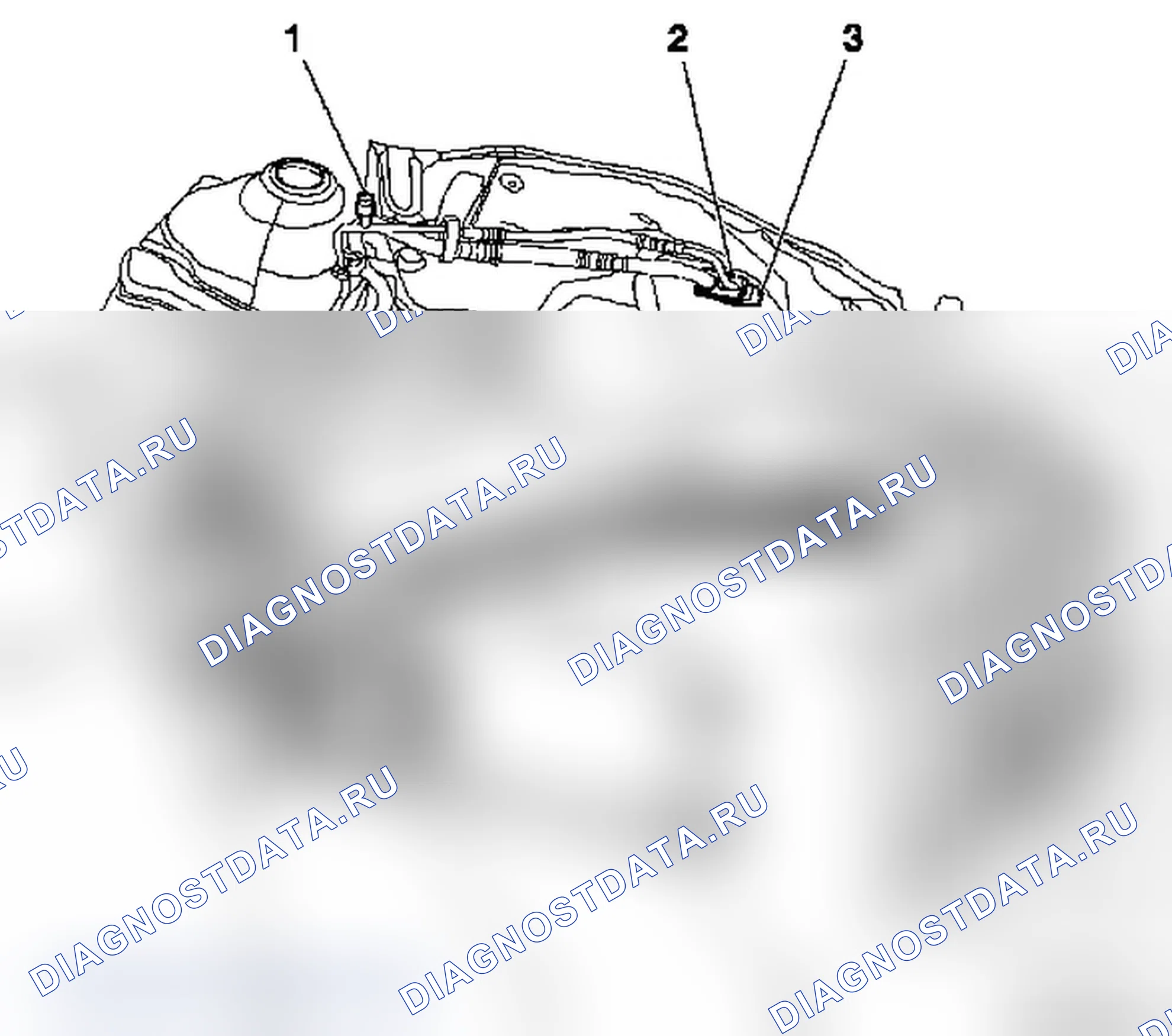 Расположение узлов в моторном отсеке. Opel Tigra B рестайлинг