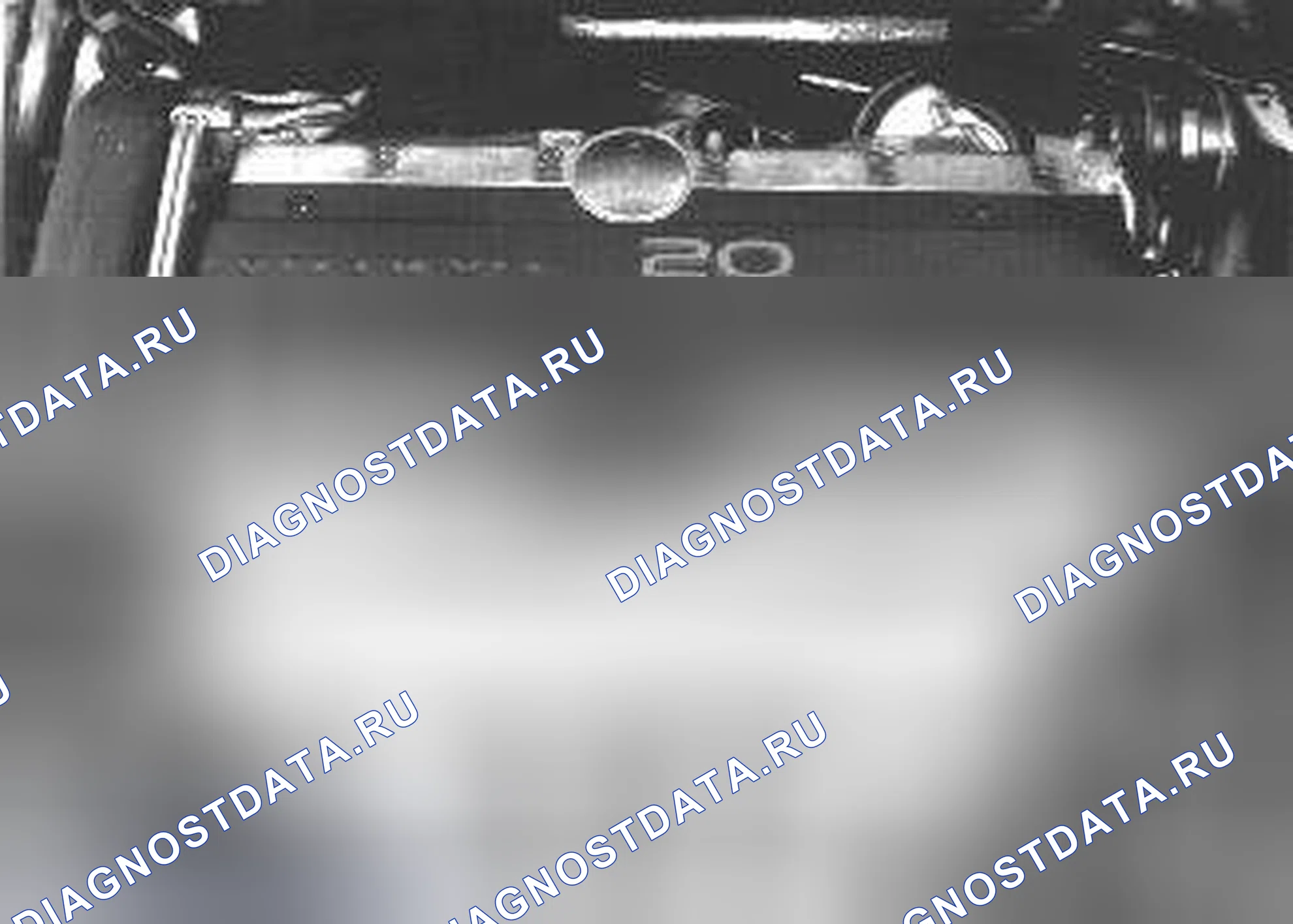 Рис. 767: Установка топливной рейки. Volvo C70 I