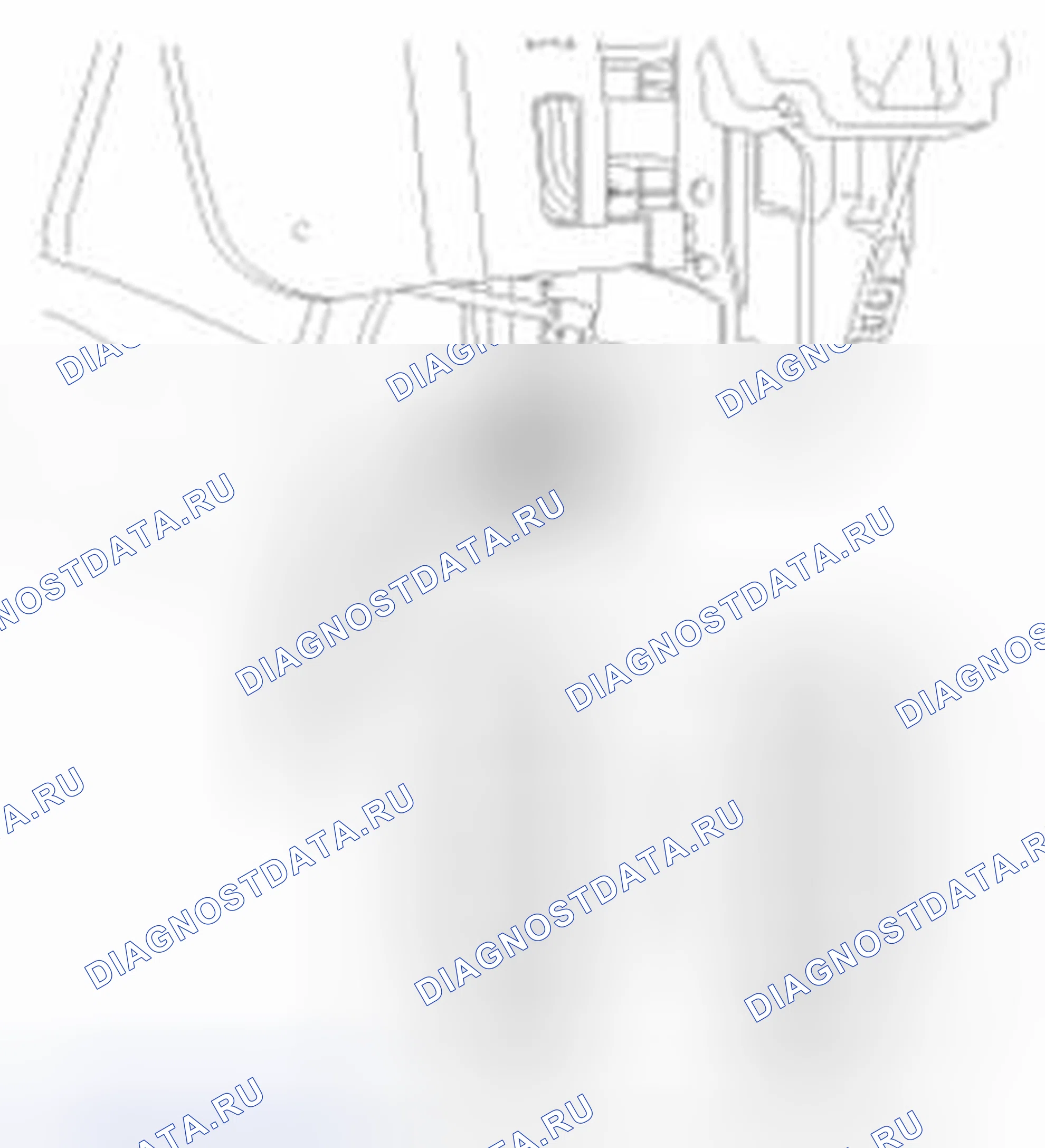 Рис. 163: Привод замка передней двери. Geely SC7 I