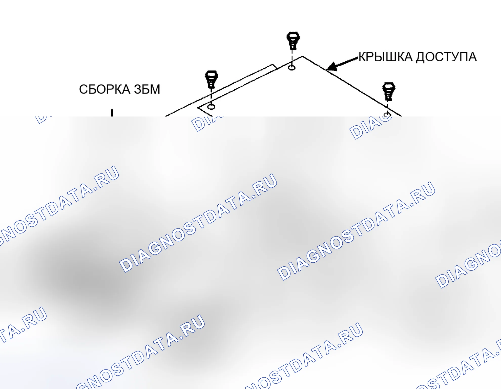 Рис. 6: B556 кода: ошибка Odometer EEPROM - расположение EEPROM. Cadillac Eldorado IX