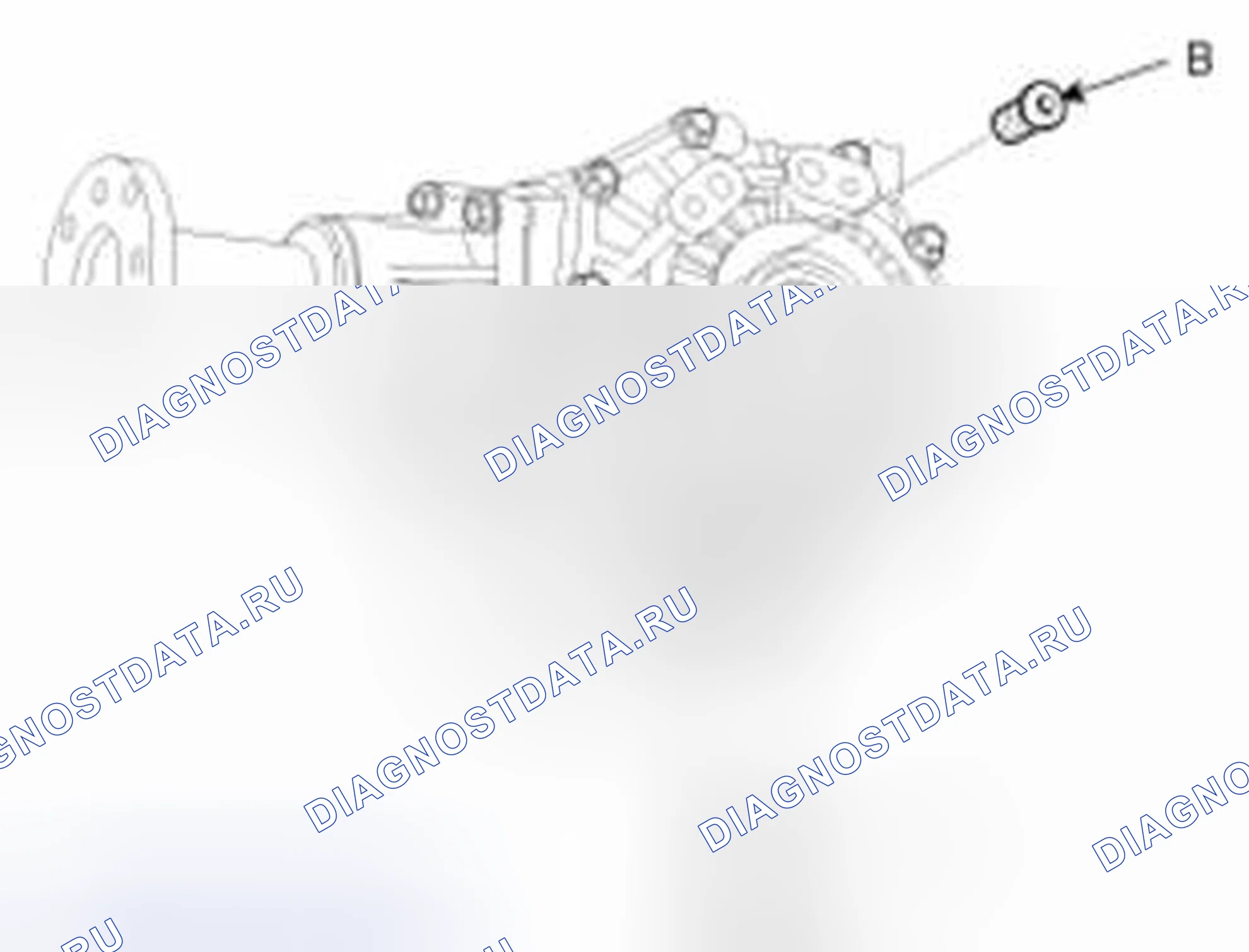 Рис. 2: Проверка перекачиваемой масла. Geely SC7 I
