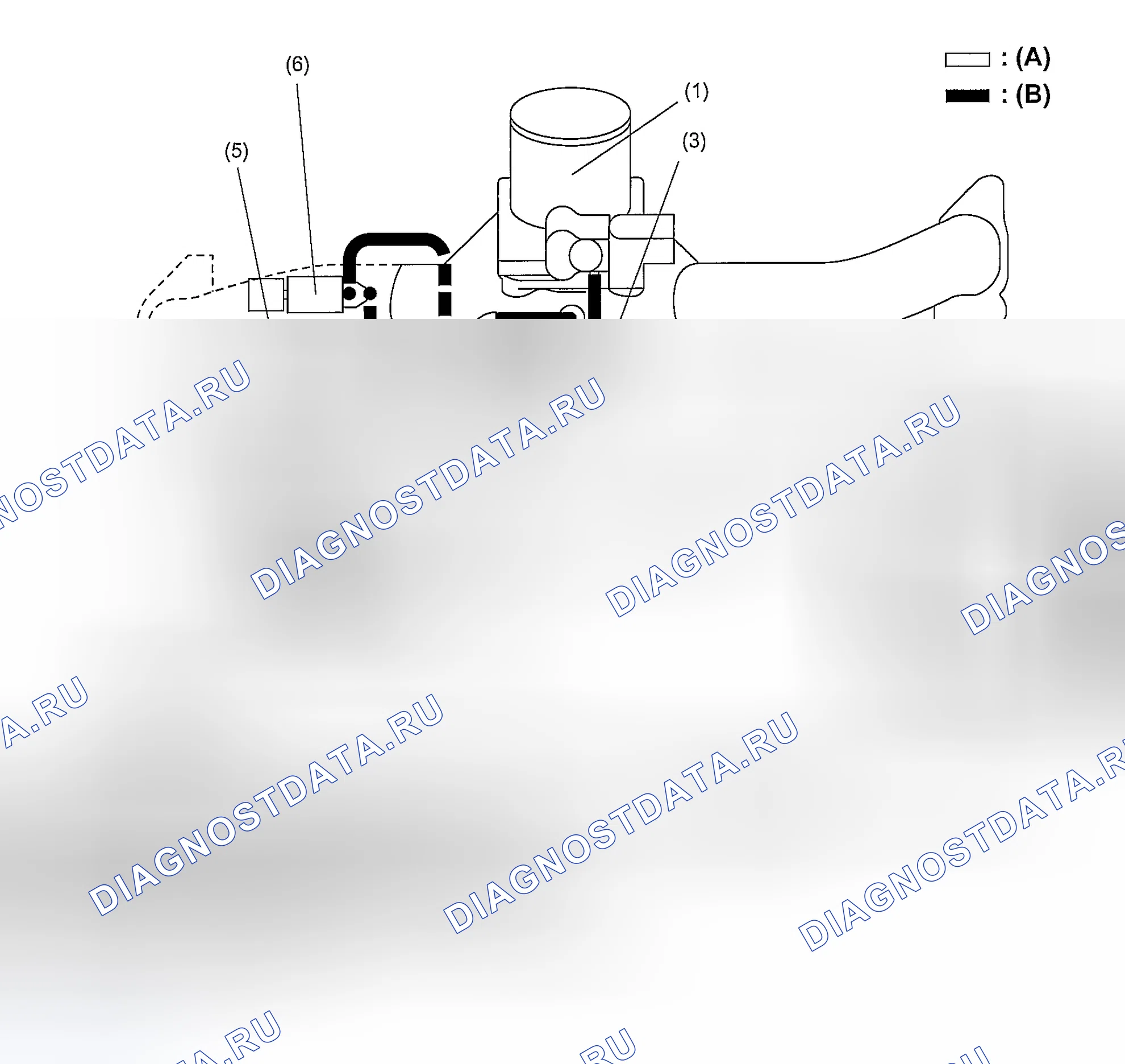 Рис. 32: Вакуумные соединения. Subaru Outback BP
