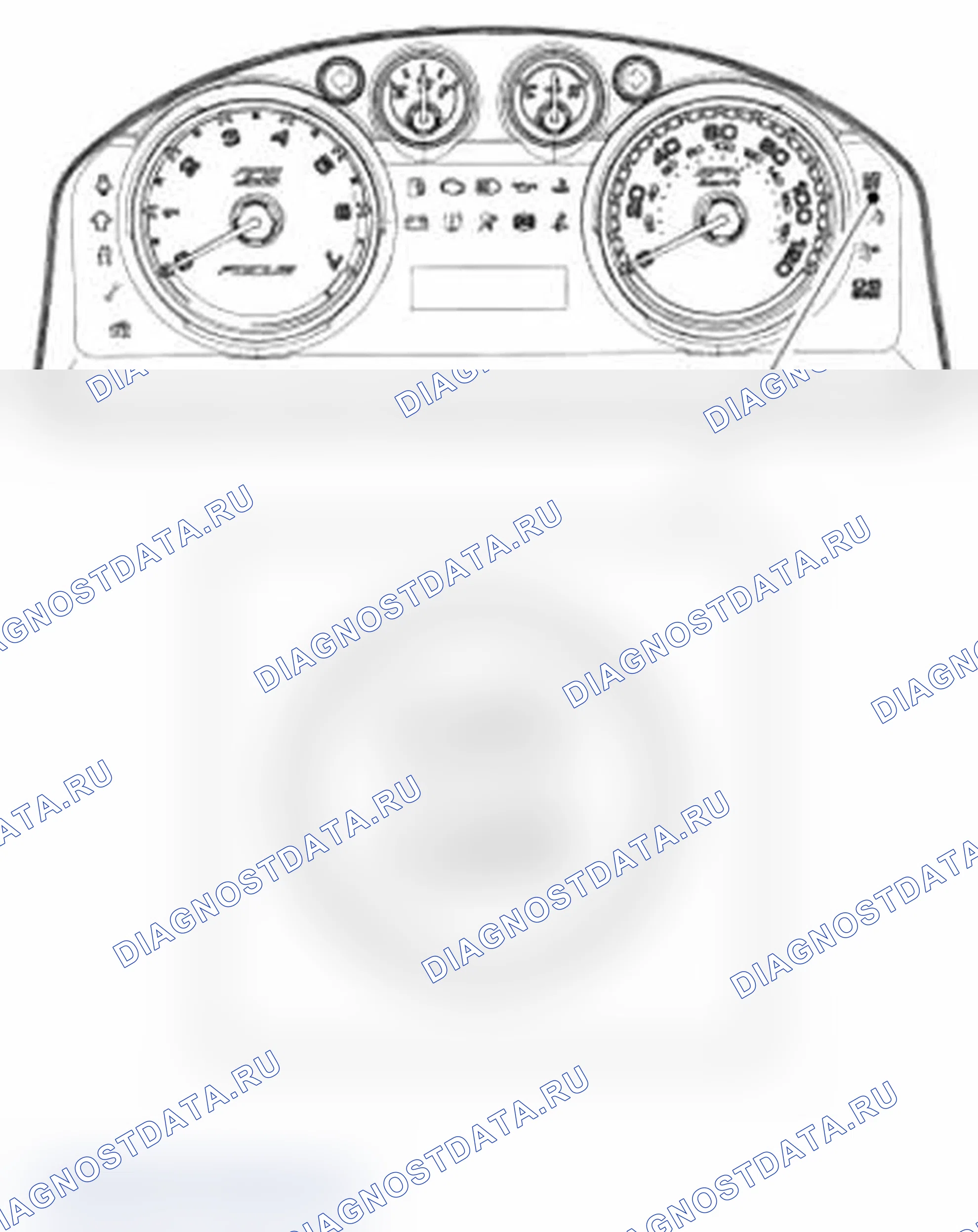Рис. 32: Индикатор O/D. Ford Transit Connect I рестайлинг