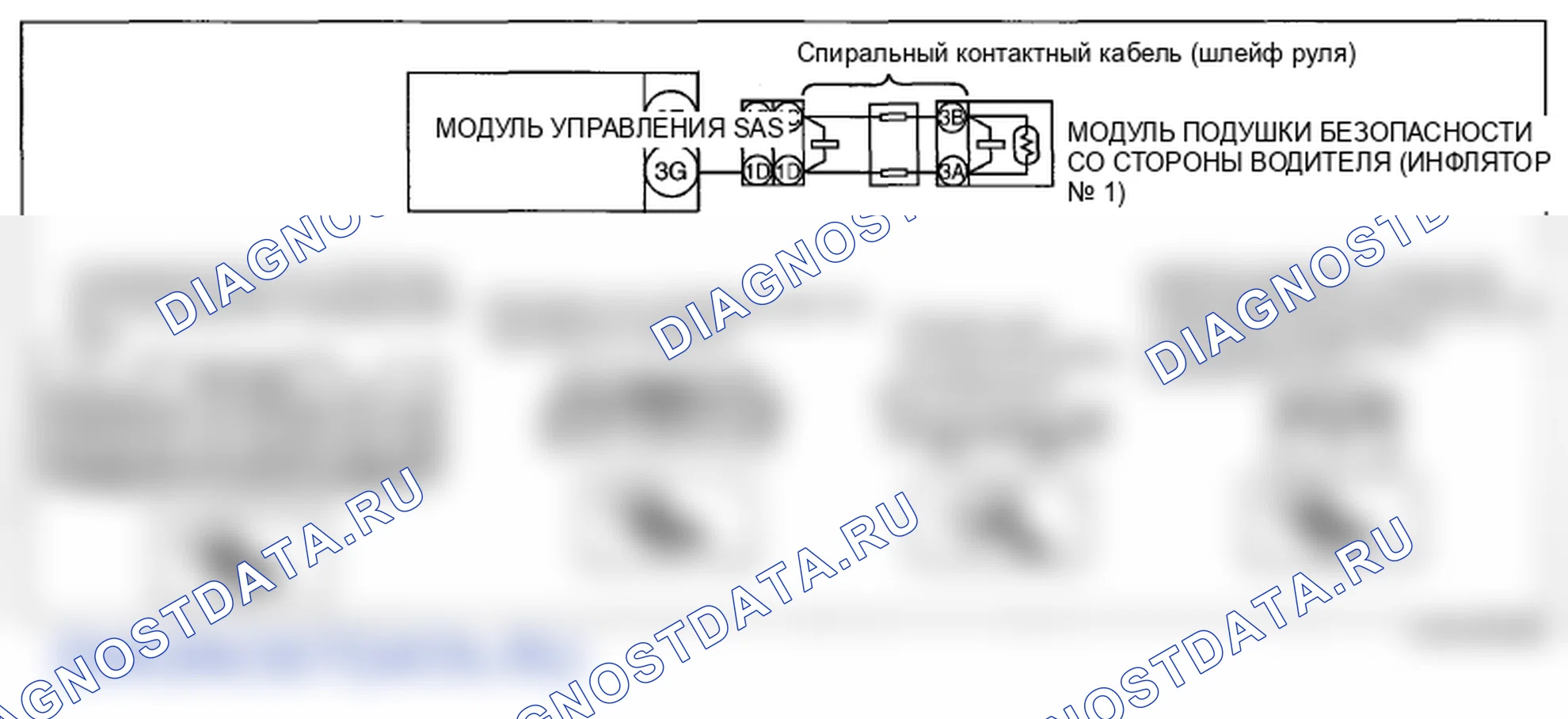Рис. 93: электросхема системы. Mazda 6 GH рестайлинг