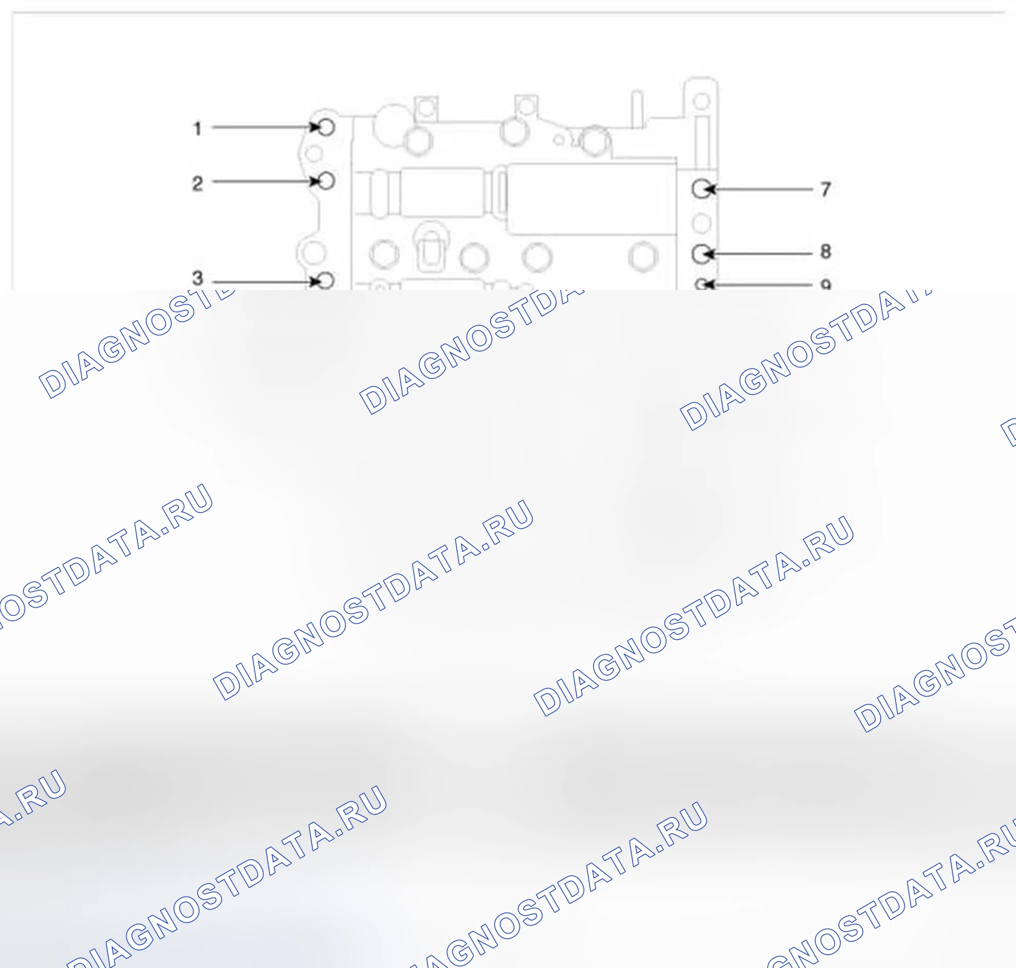Рис. 23: Поток в корпусе клапана. Hyundai Elantra V