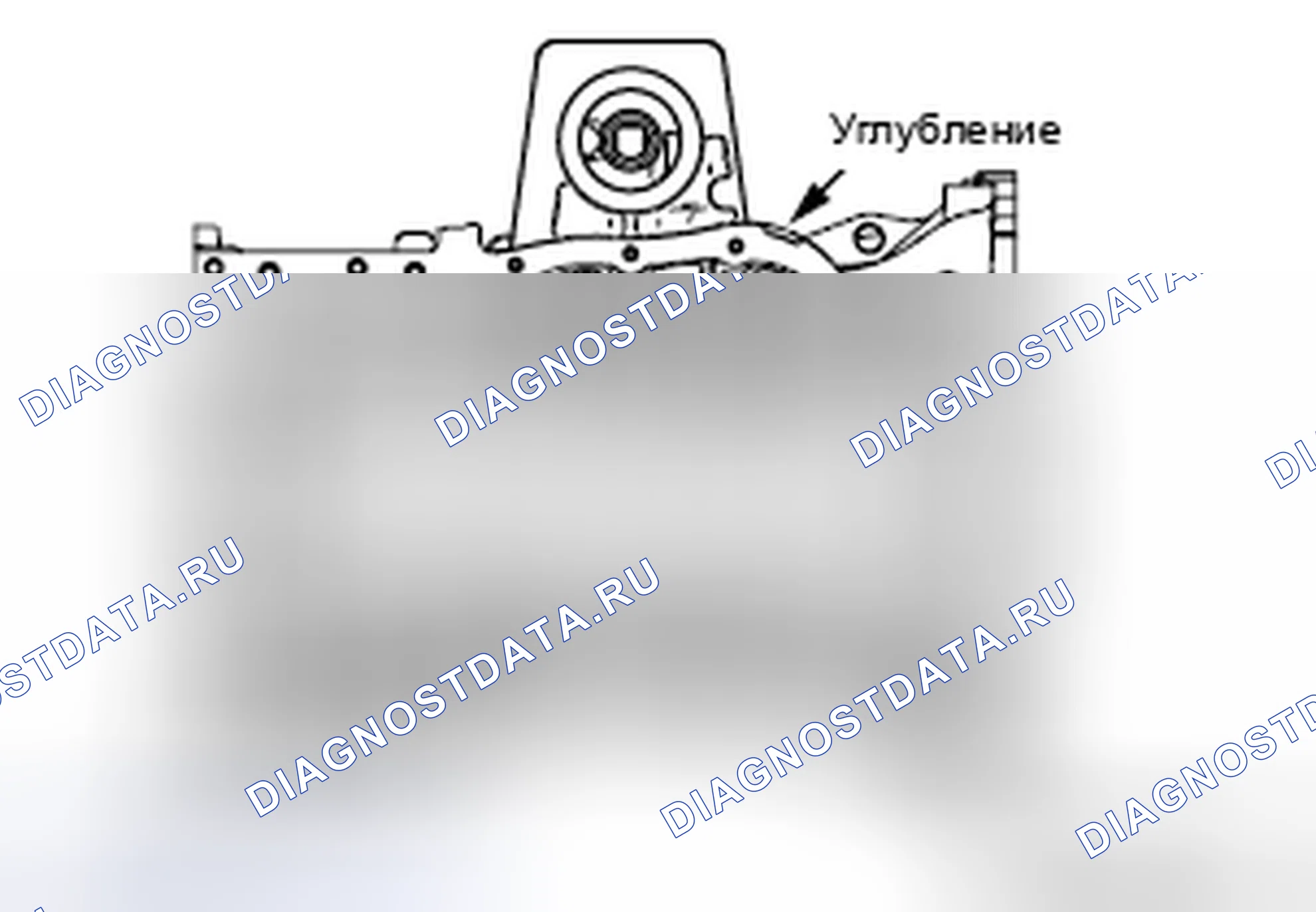 Рис. 543: < < B > > ДЕМОНТАЖ МАСЛЯНОГО ПОДДОНА. Mazda MX-5 NB