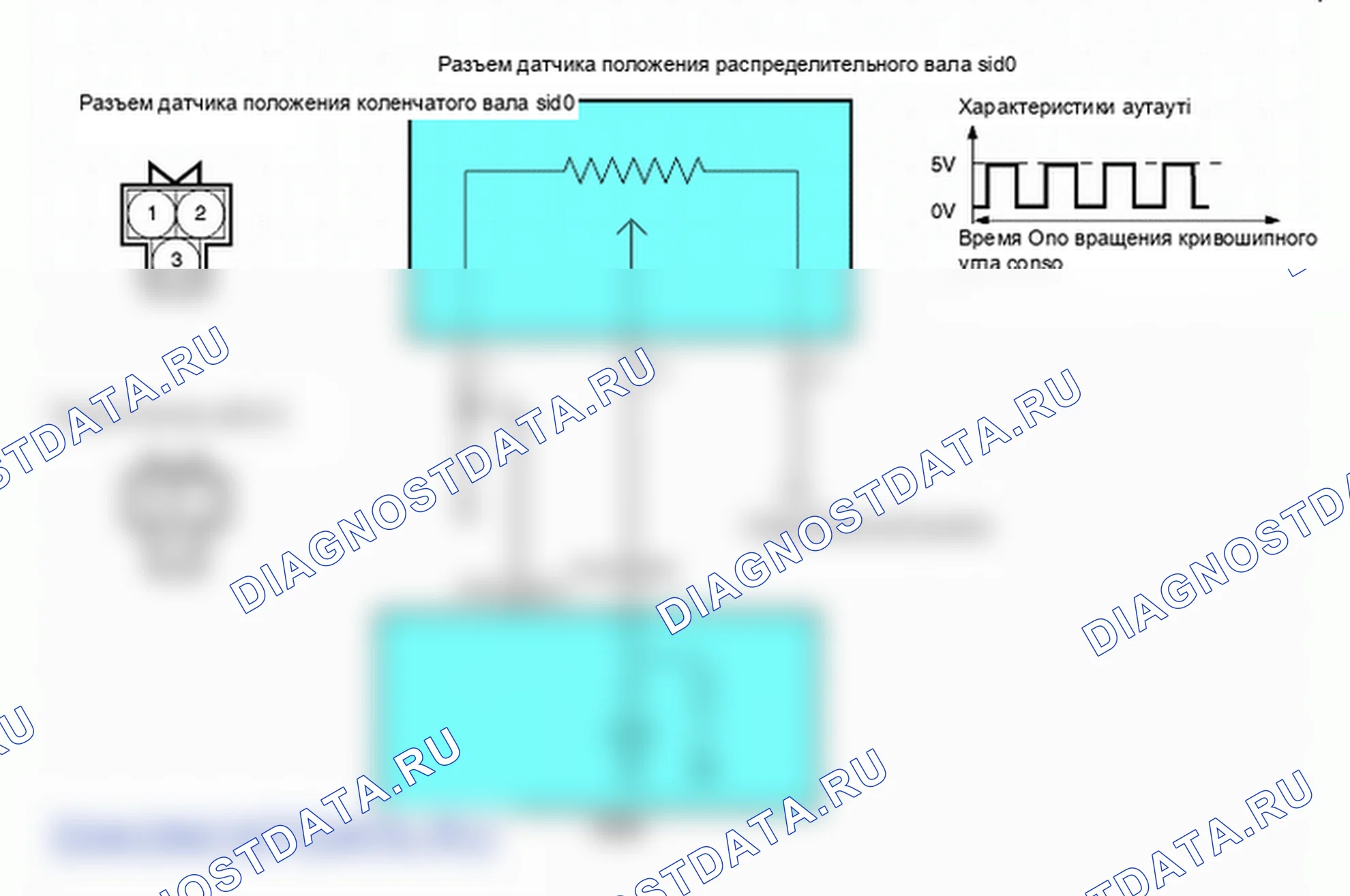 Датчик положения коленчатого вала (CKPS). Hyundai H-1 A1