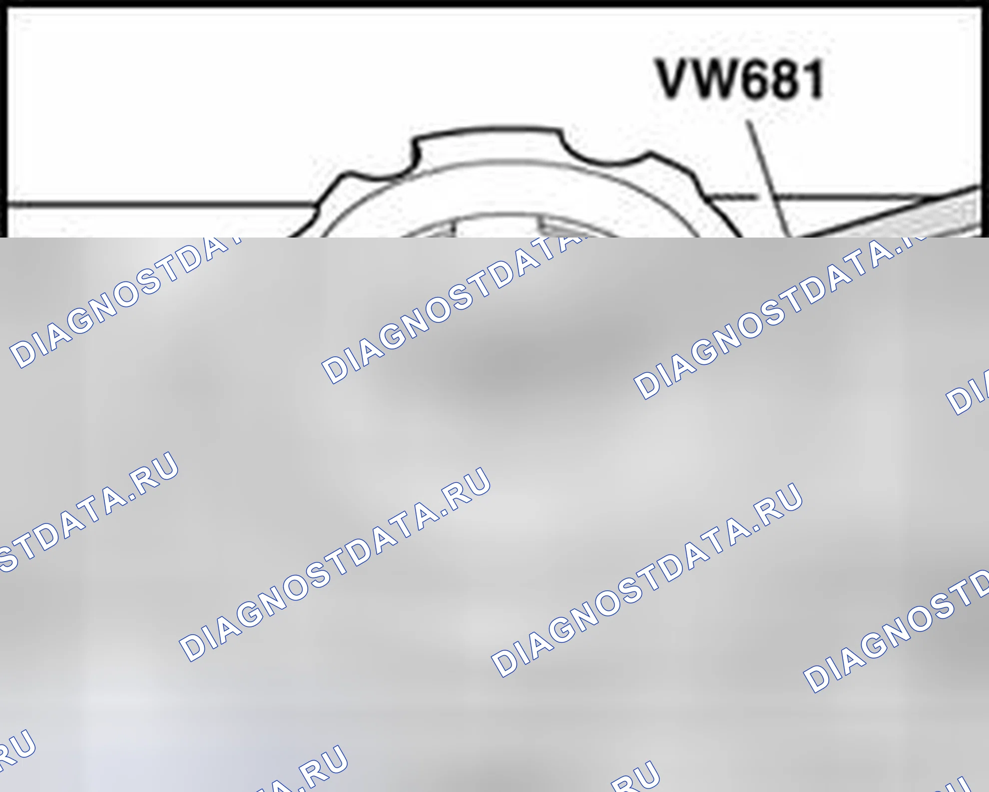 Рис. 373: Извлечение уплотнения. Volkswagen Passat B5 рестайлинг
