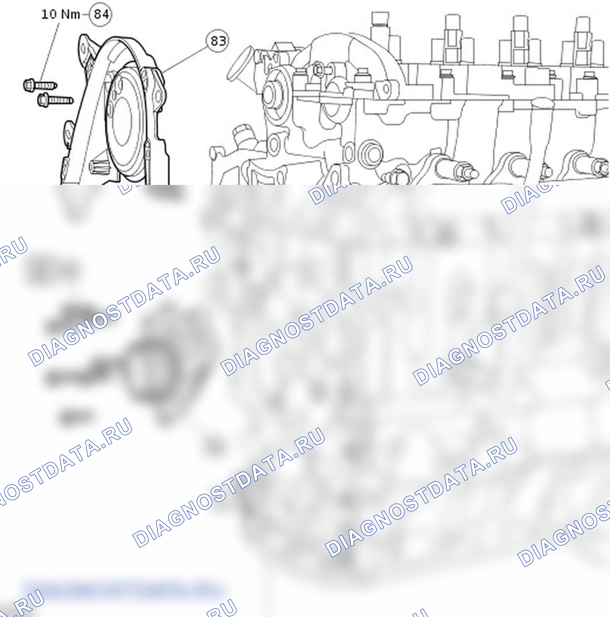 Сборка двигателя. Ford C-MAX I рестайлинг