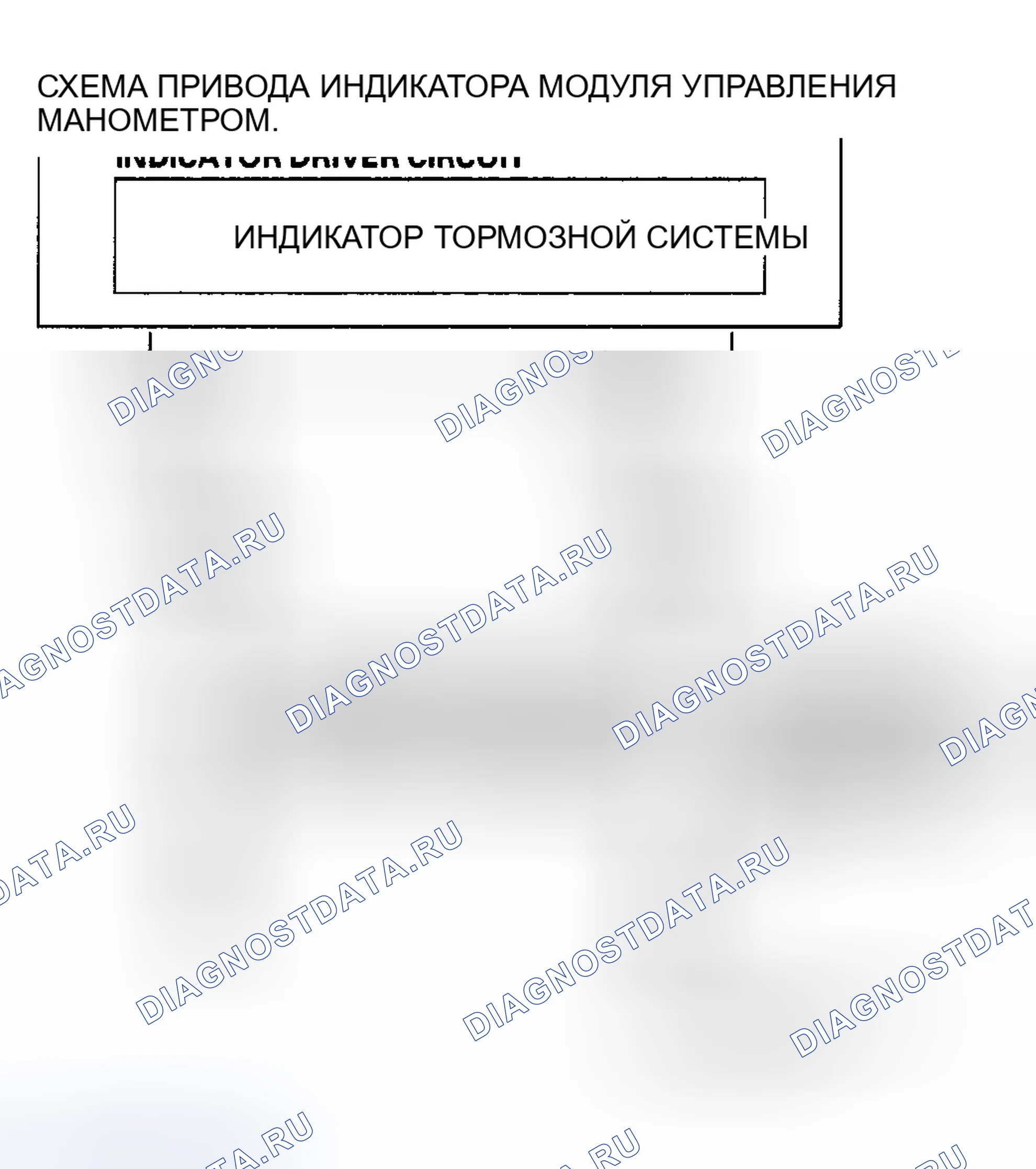 Рис. 38: Схема индикаторной цепи тормозной системы. Honda Accord VII рестайлинг