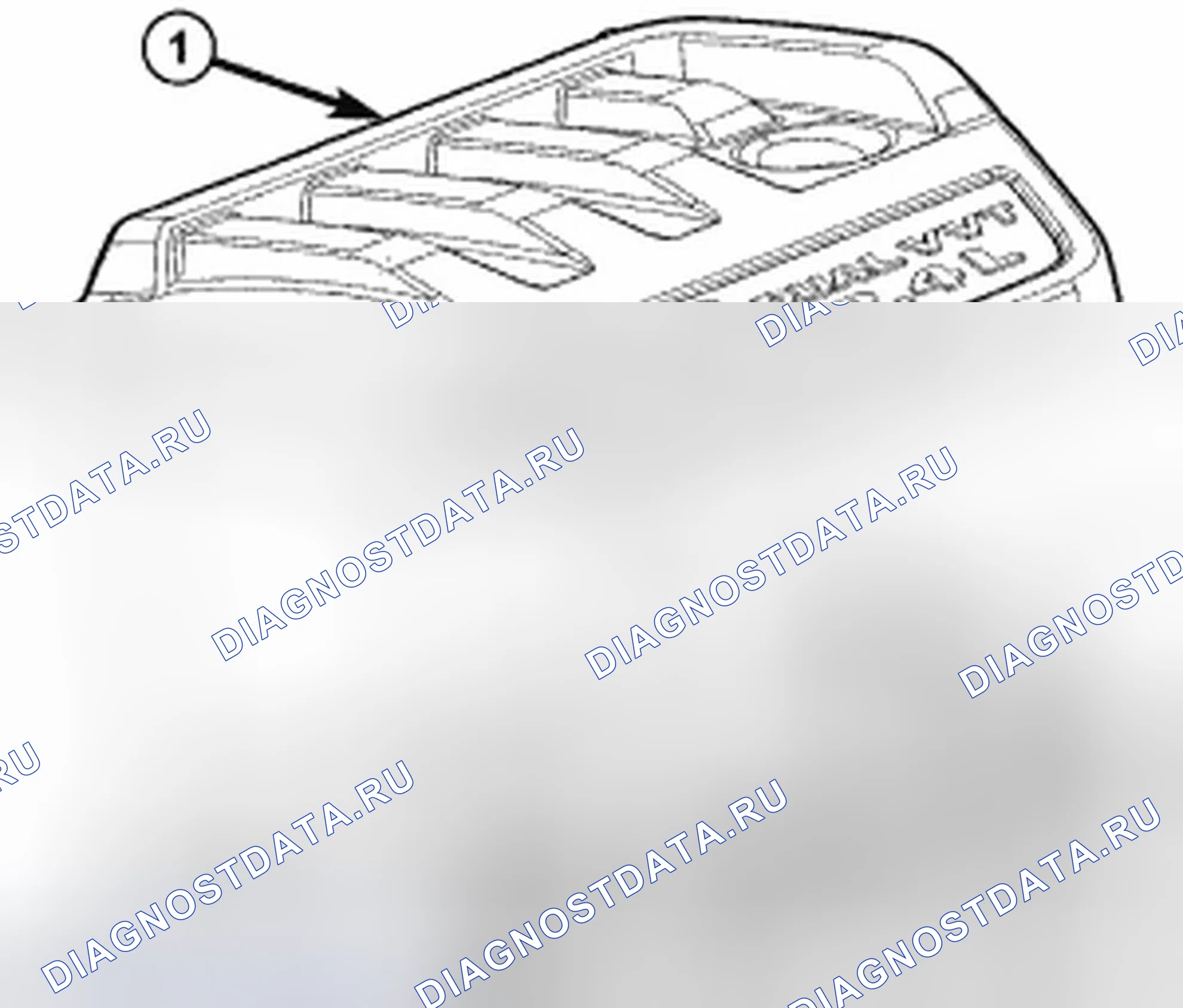 Рис. 402: ДВИГАТЕЛЬ В СБОРЕ. Jeep Compass I