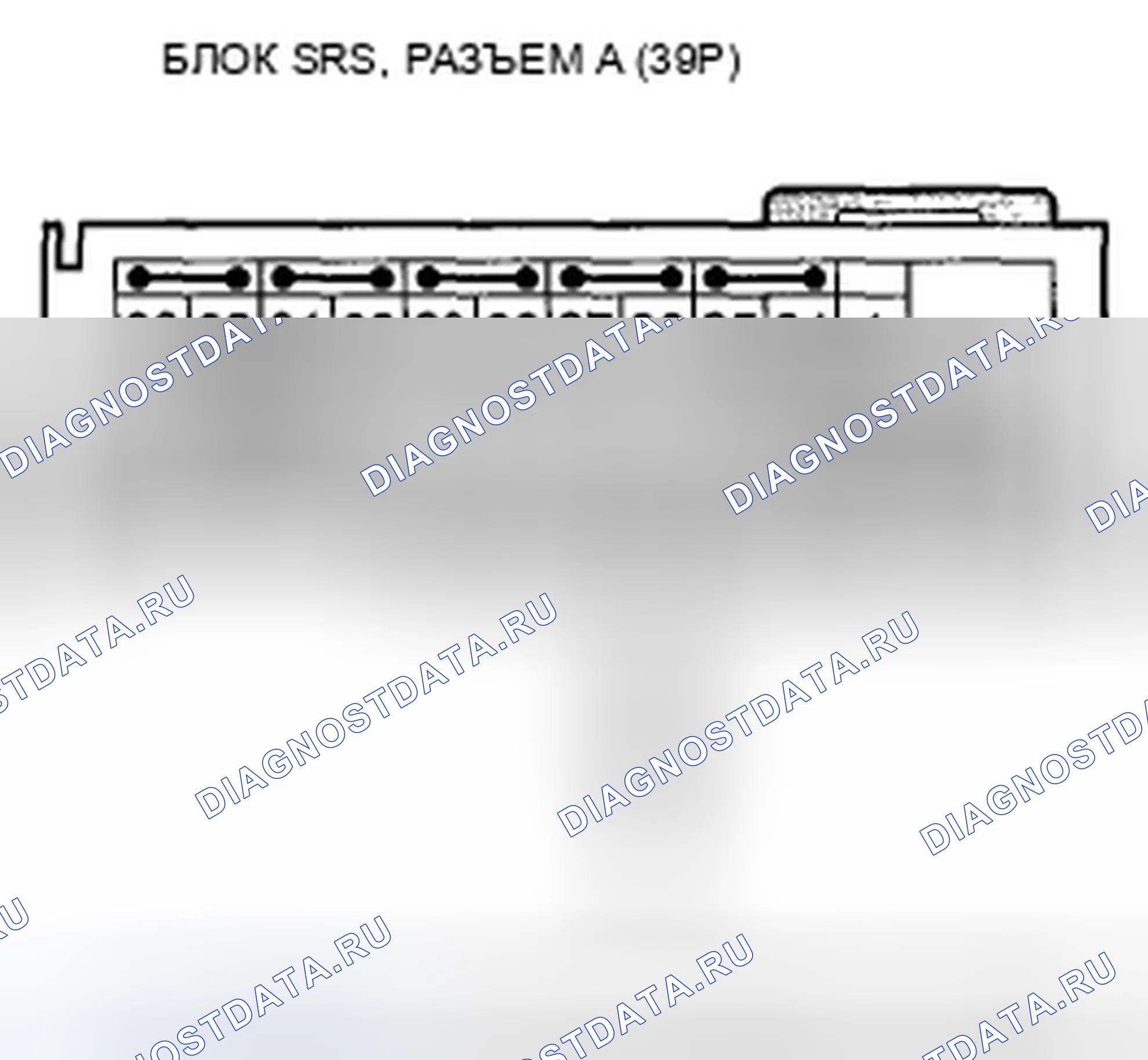Рис. 475: расшифровка кода ошибки 92-1x (" x " может быть от 0 до 9 или от A до F): короткое замыкание на питание в индикаторе отсечки подушки безопасности пассажира. Honda Crosstour I