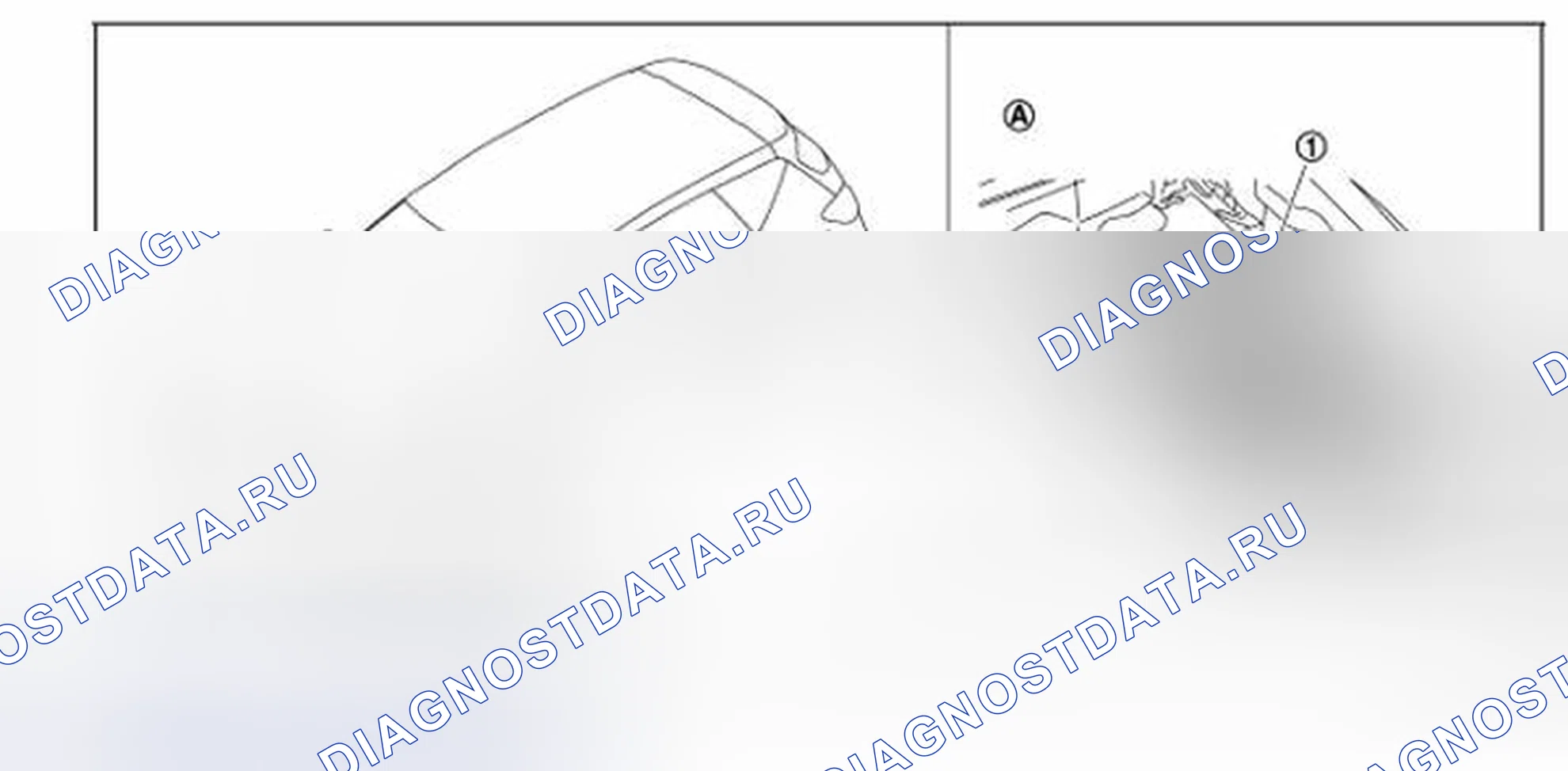 Рис. 113: Расположение компонентов. Honda Inspire I