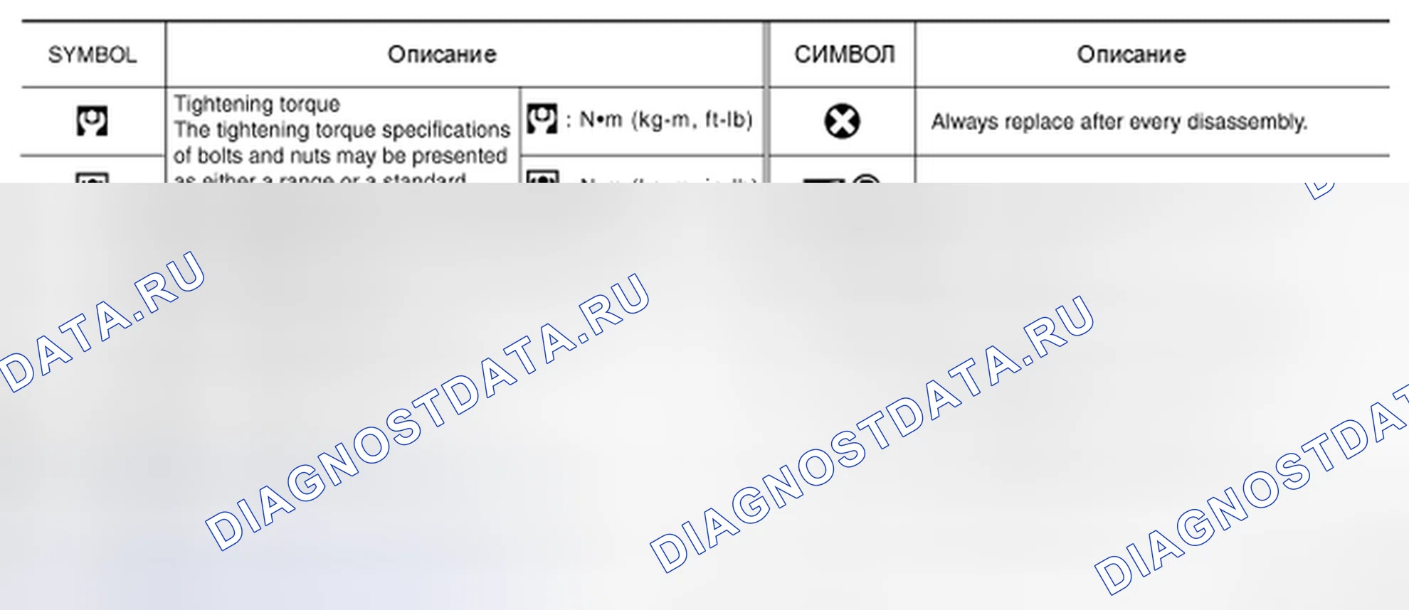 Рис. 3: СИМВОЛЫ. Audi RS6 C8