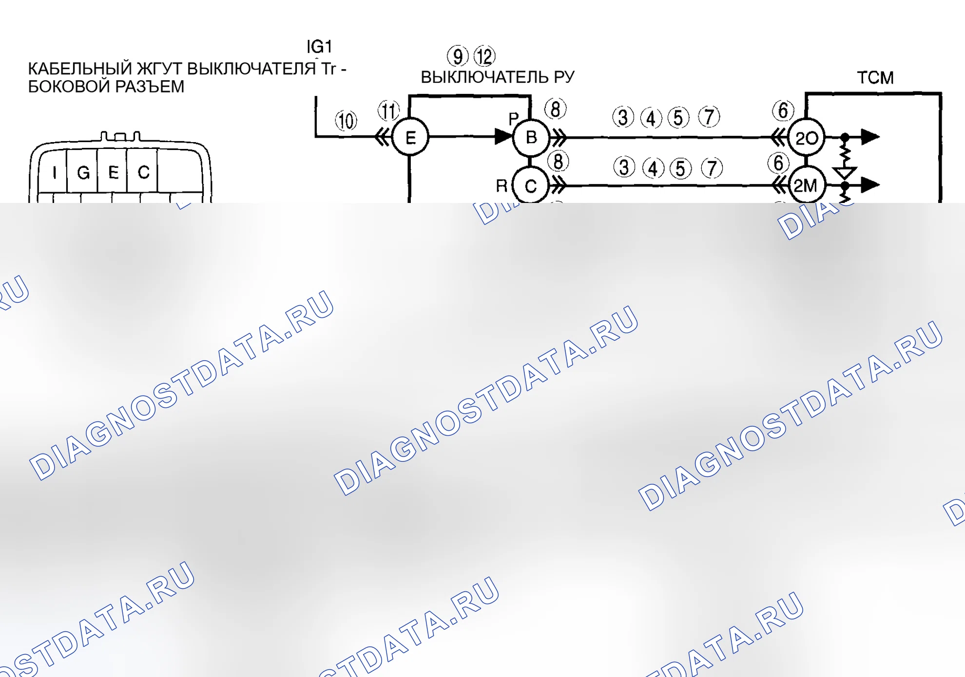 Рис. 5: расшифровка кода ошибки P0708 [хтагх1] SJ6A-EL. Mazda MX-5 NC рестайлинг