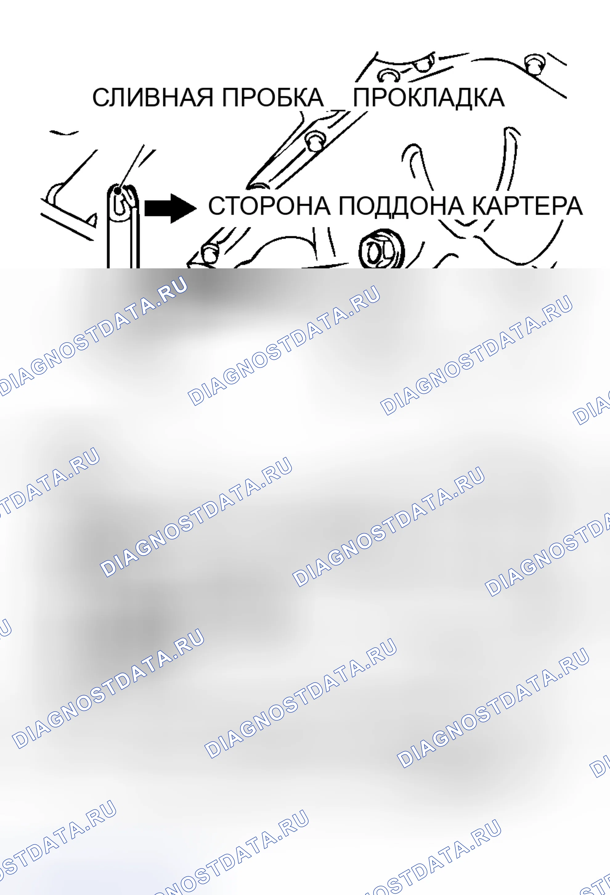 Рис. 6: ЗАМЕНА МОТОРНОГО МАСЛА. Mitsubishi Outlander I