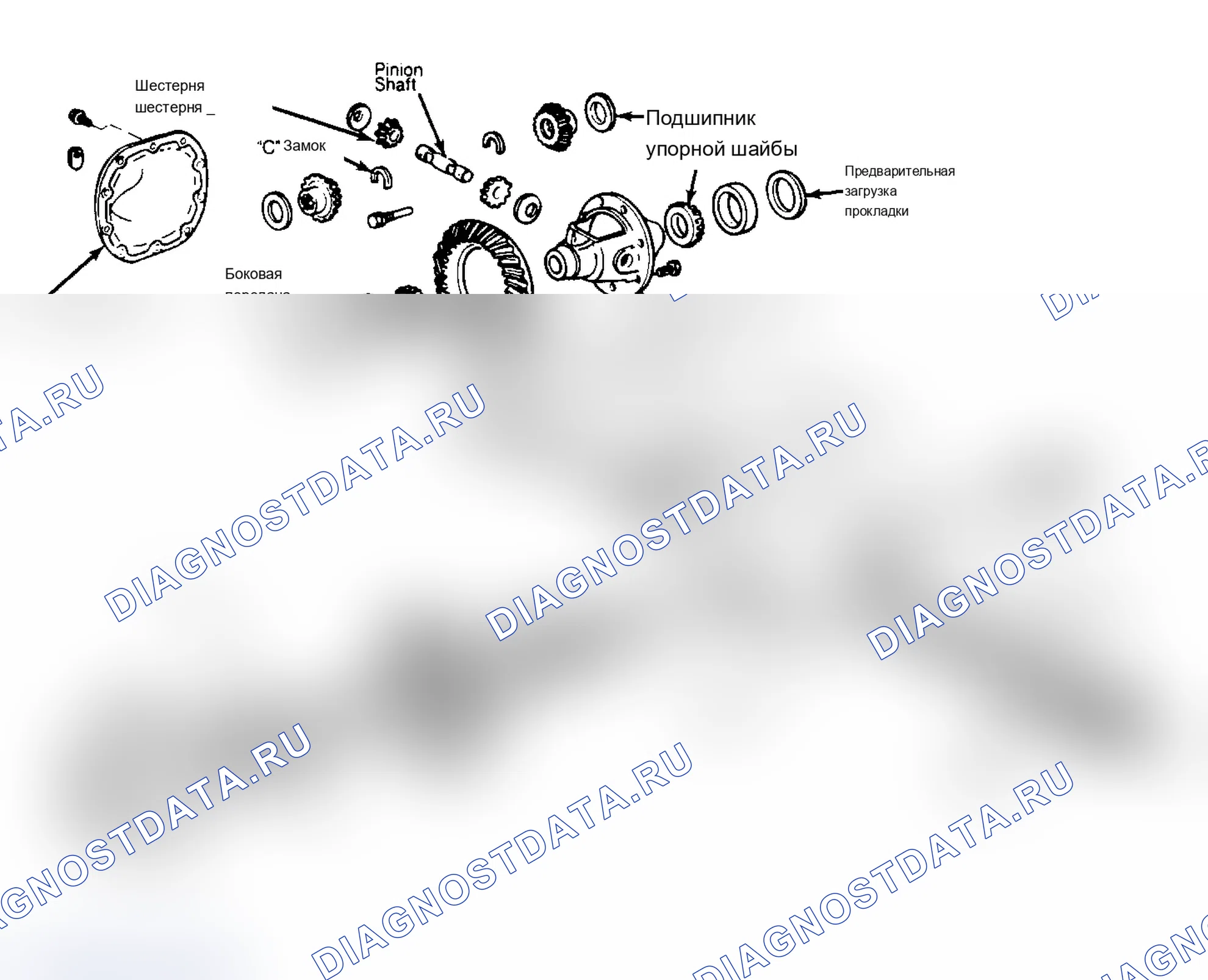 Рис. 17: Установка (полуплавающая). Ford Cab & Chassis Ranger 
