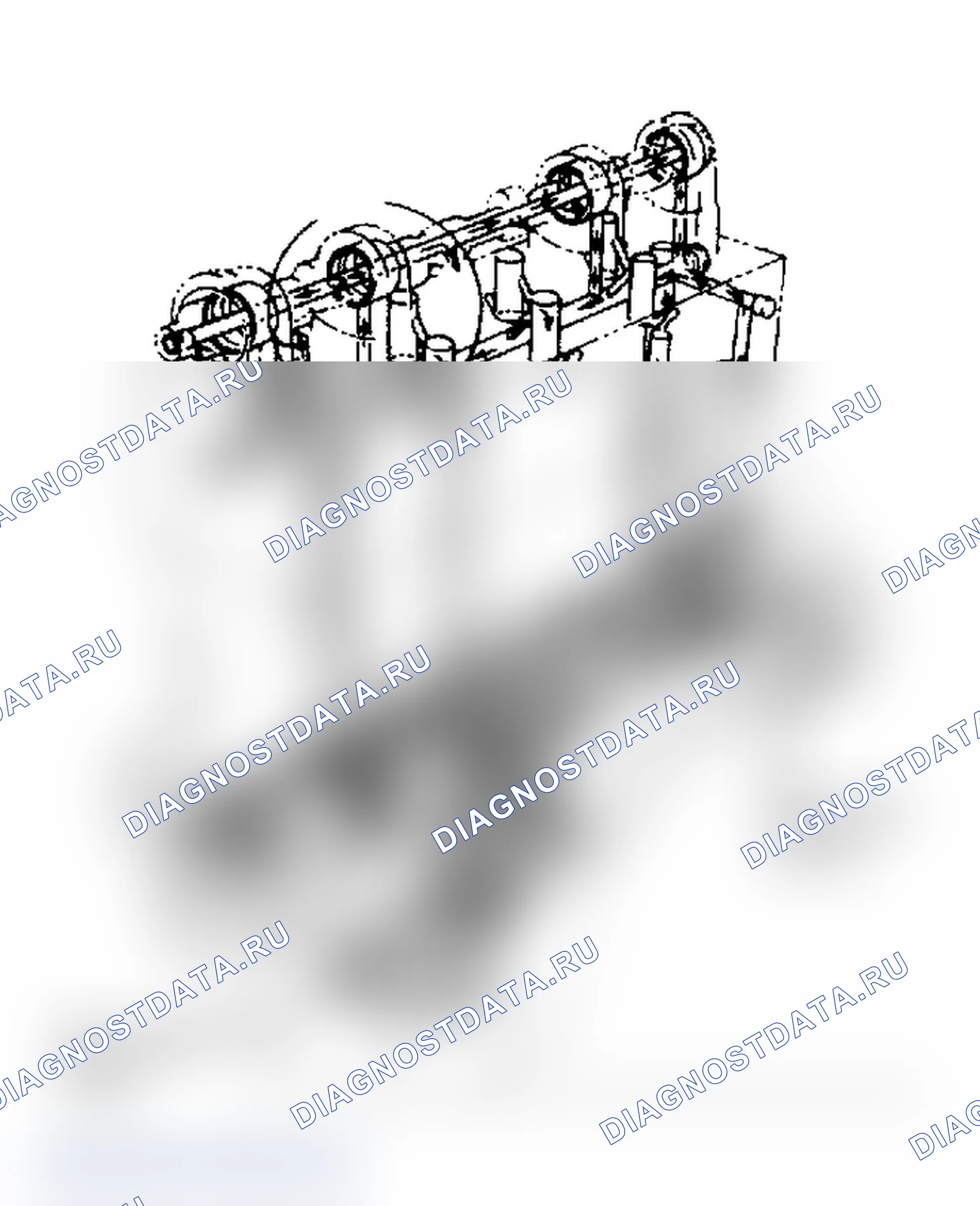 Рис. 12: Система смазки двигателя. Ford Cab & Chassis Ranger 