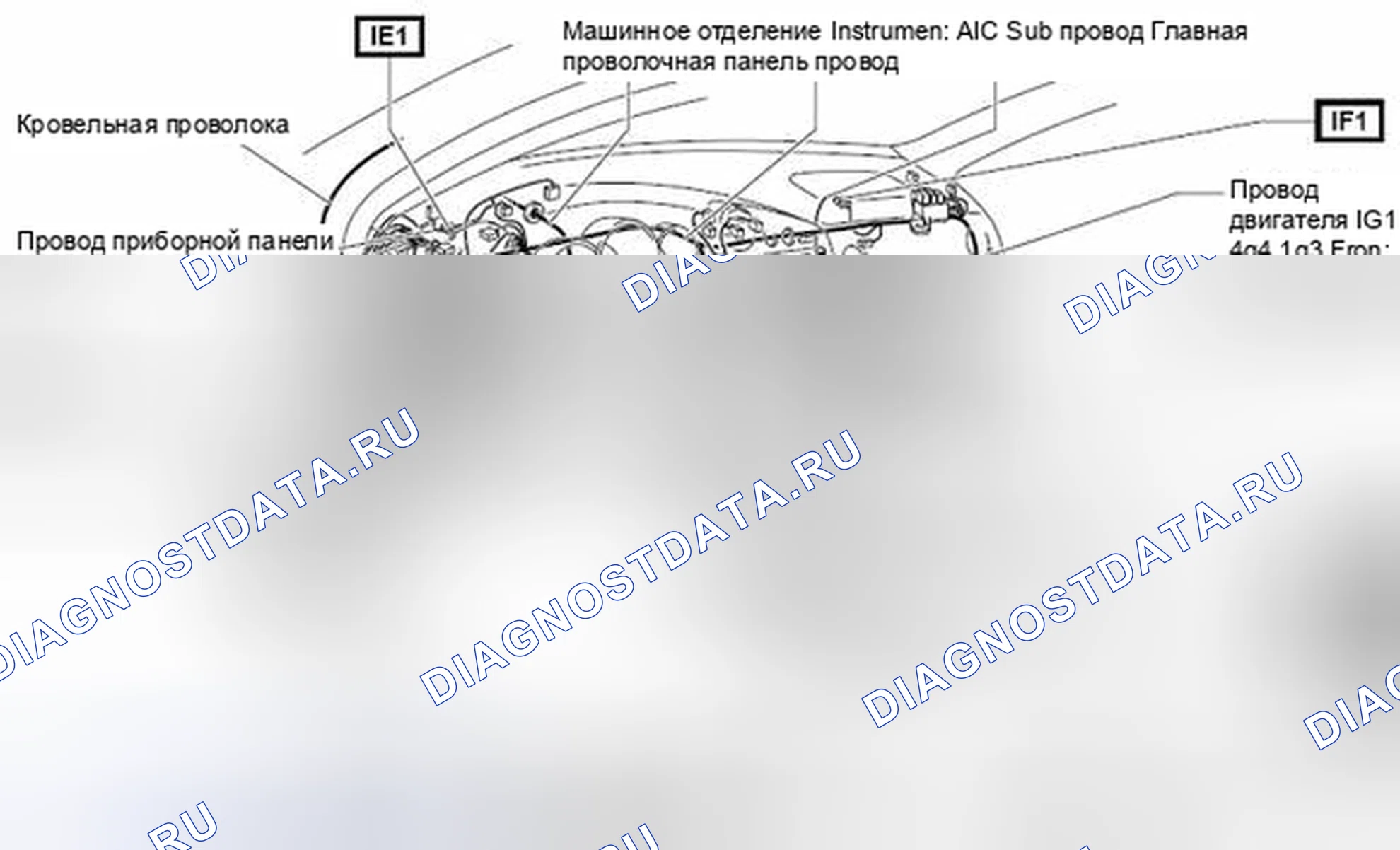 Рис. 393: Классификация пассажиров, вид с торца разъема ECU (O 3). Toyota 4Runner IV рестайлинг