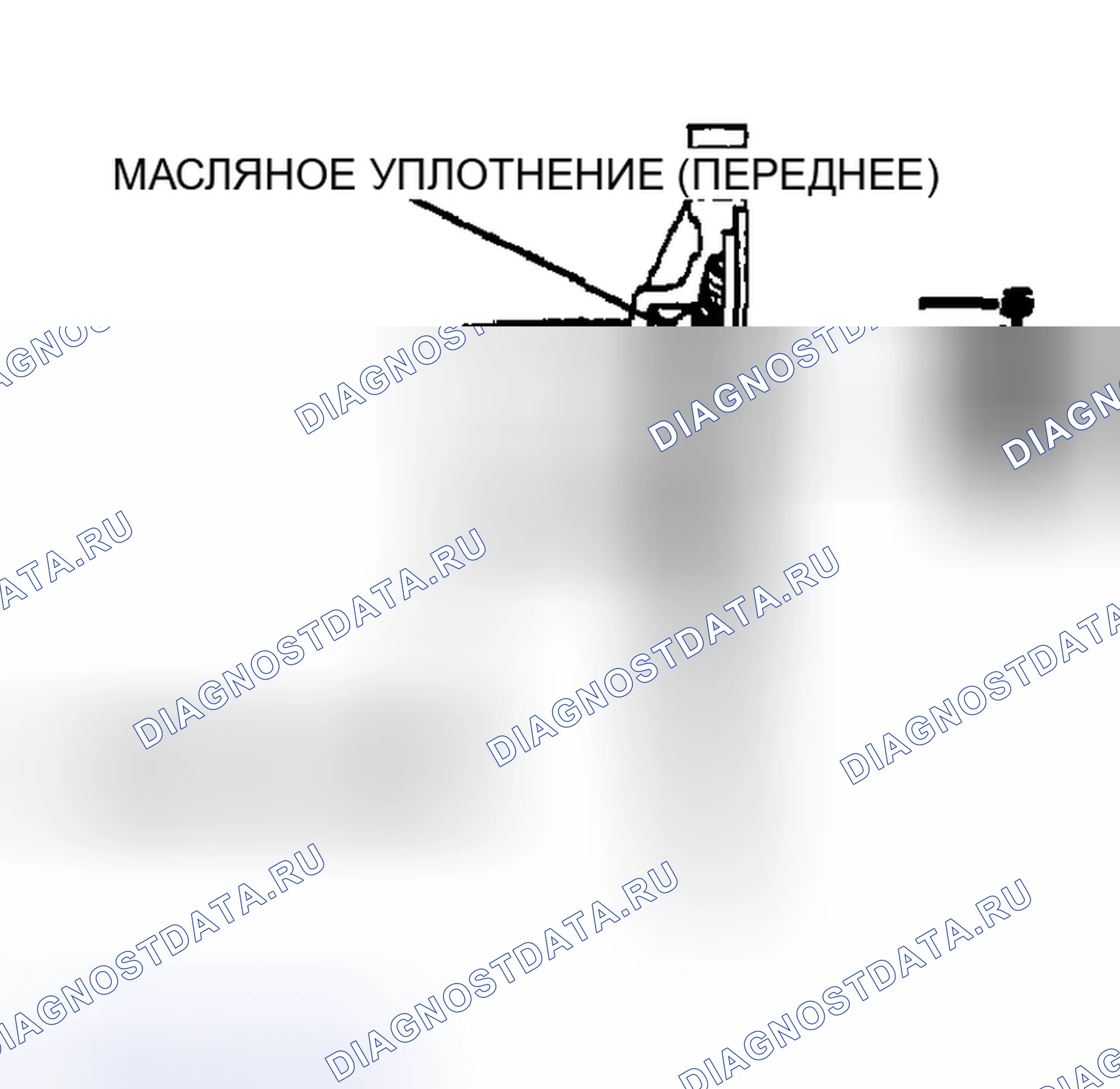 Рис. 3: Примечание по сборке передней крышки. Mazda MX-5 NC рестайлинг