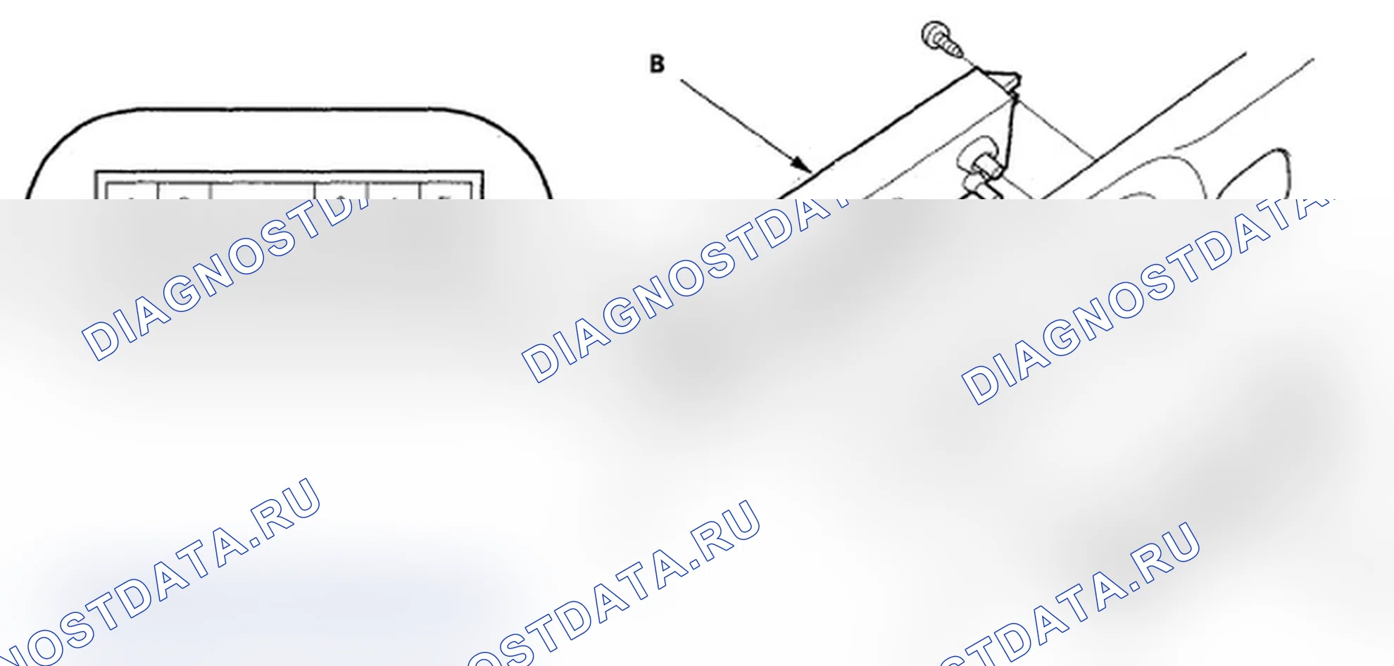 Рис. 109: Сиденье водителя без DPMS. Acura RDX I