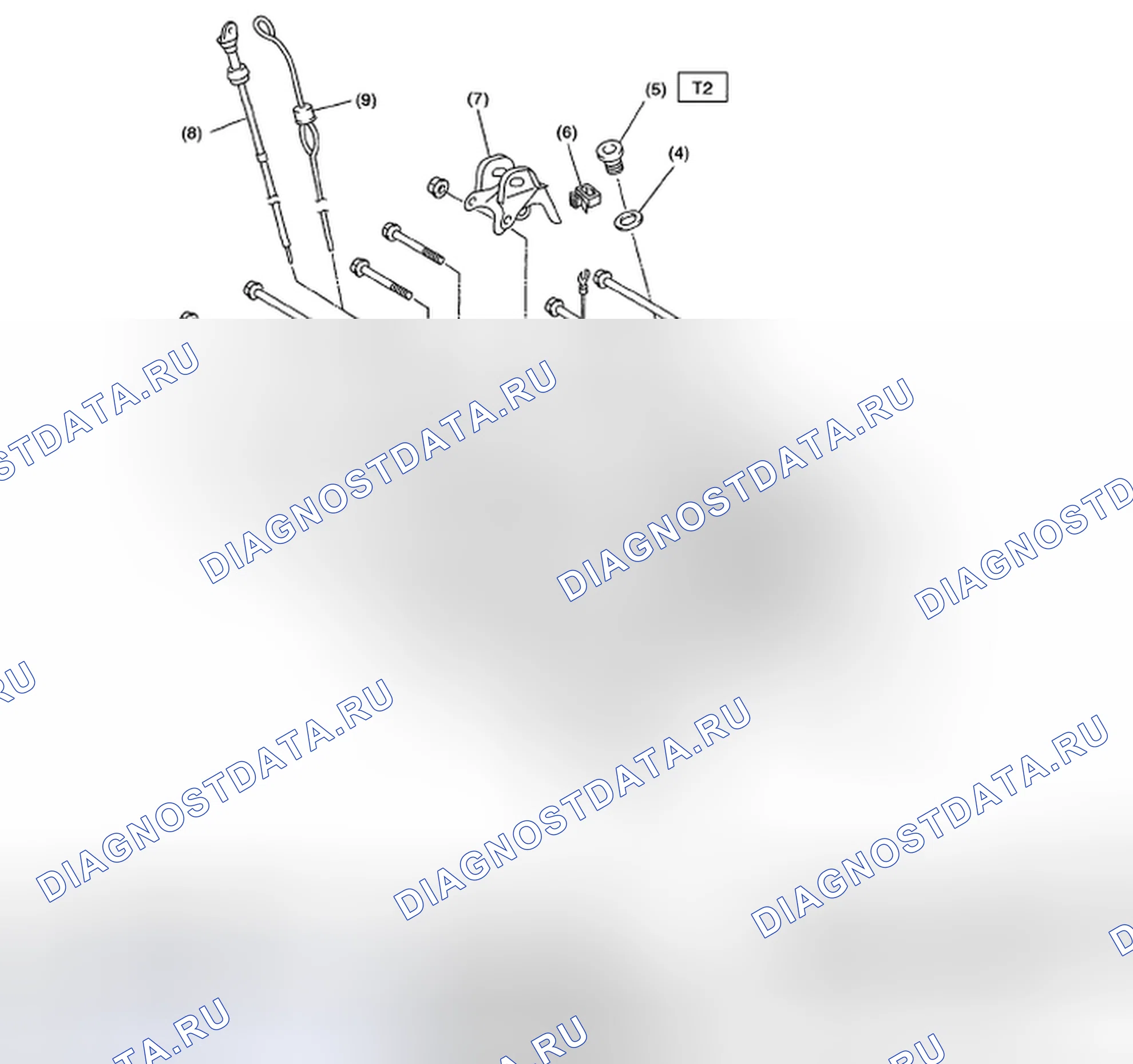 Рис. 210: КАРТЕР КОРОБКИ ПЕРЕДАЧ. Subaru Impreza WRX GH