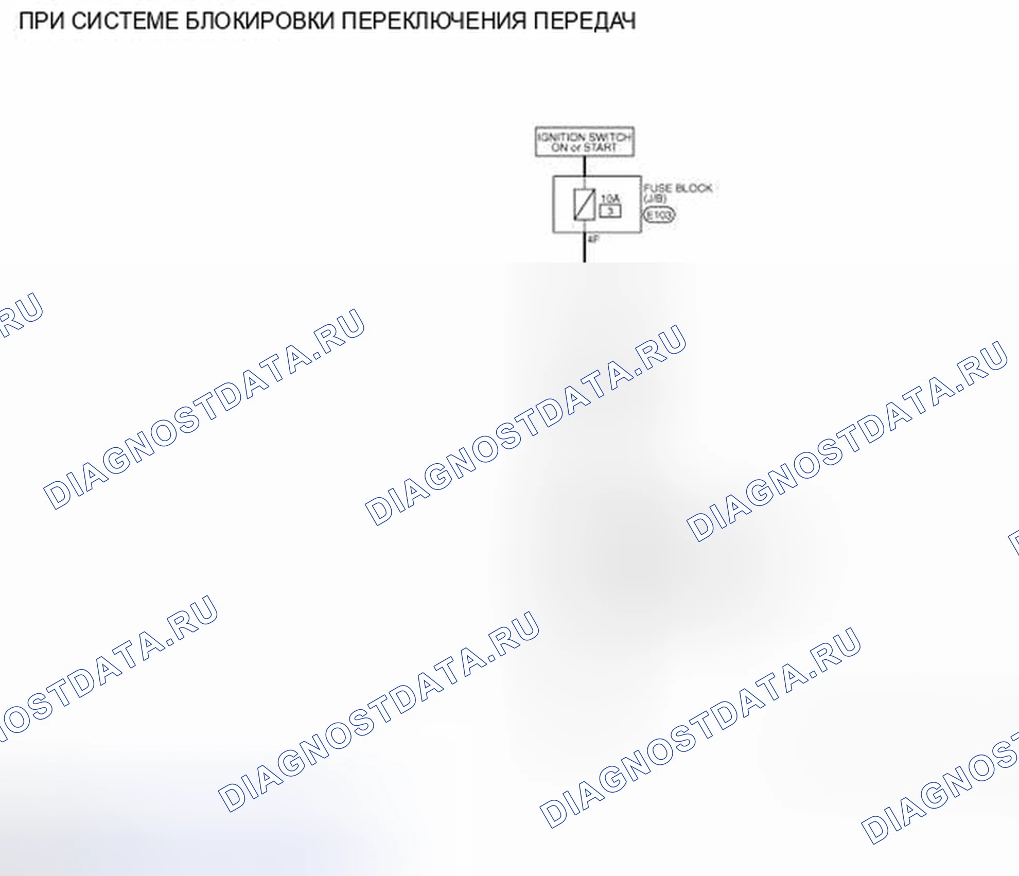 Рис. 266: электросхема - СИСТЕМА БЛОКИРОВКИ ПЕРЕКЛЮЧЕНИЯ ПЕРЕДАЧ A / T. Infiniti EX37 I