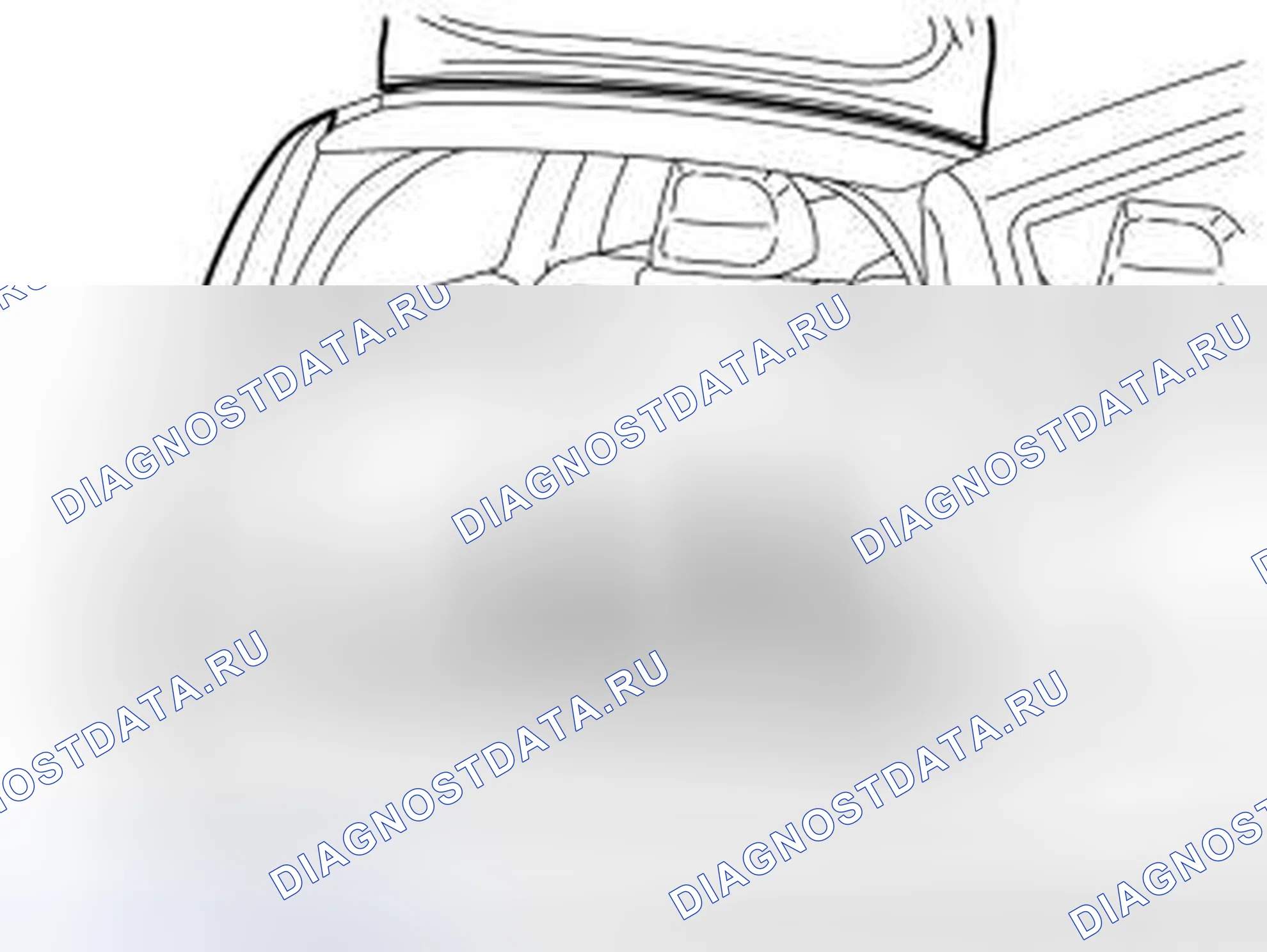 Рис. 79: Переустановка панелей заднего пола. Volvo XC70 I рестайлинг