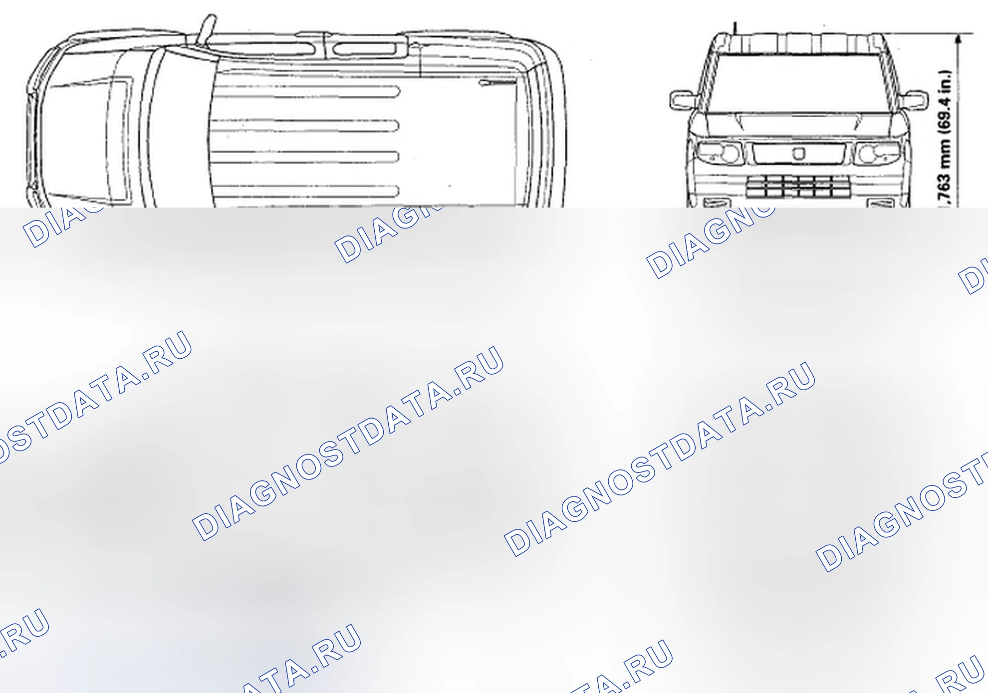 Рис. 2: ' 07-08 Модели - SC. Honda Element YH2 рестайлинг 2