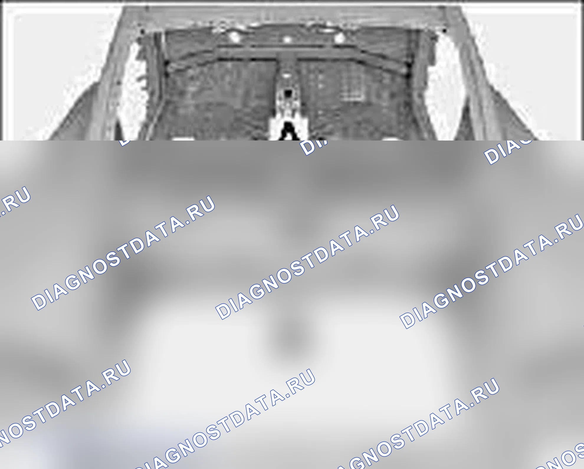 Рис. 583: Подготовка соединительных участков кузова для установки усиления задней центральной панели. Porsche 911 GT3 997