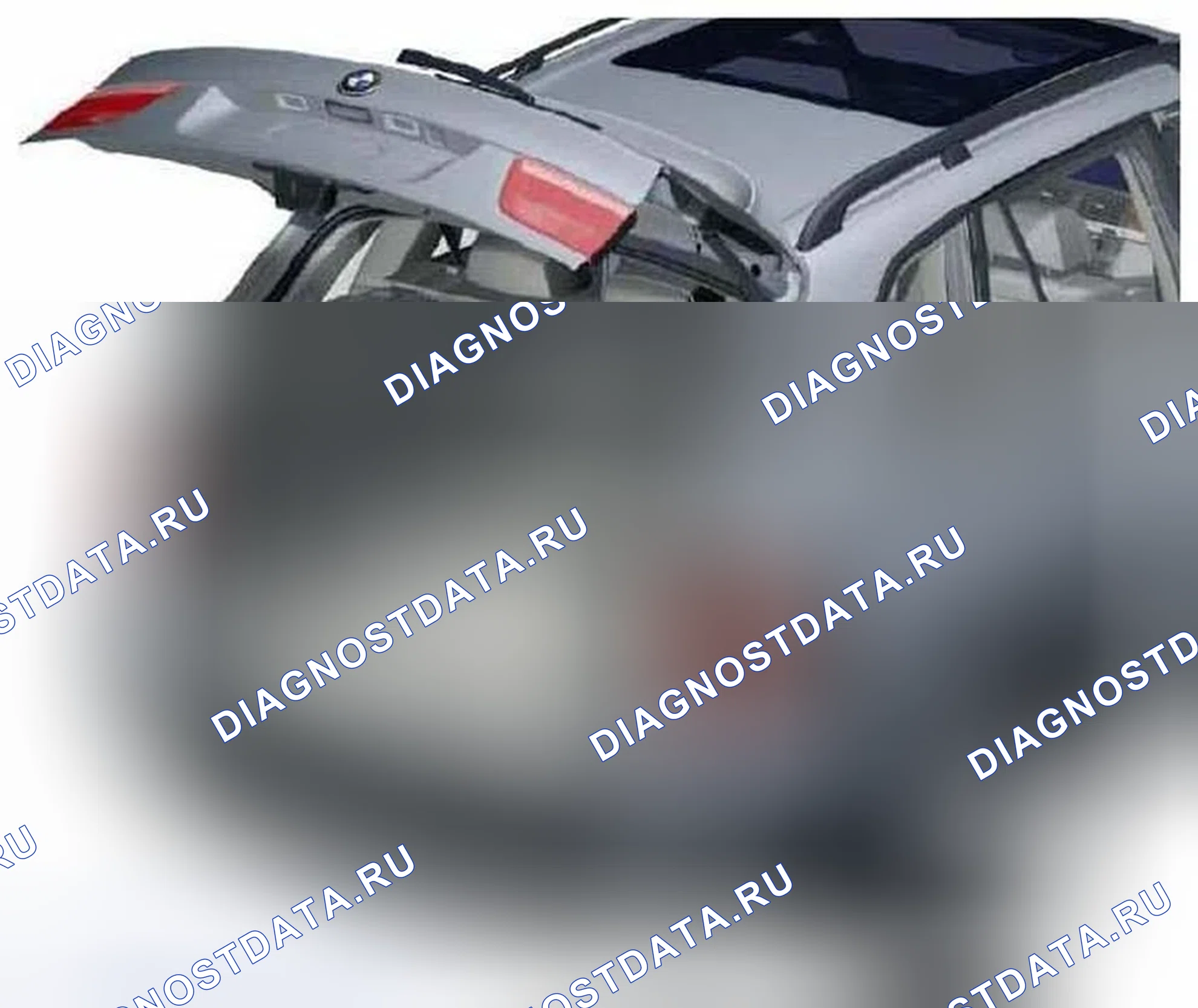 Рис. 29: Модифицированная клиновая система. BMW X5 E70
