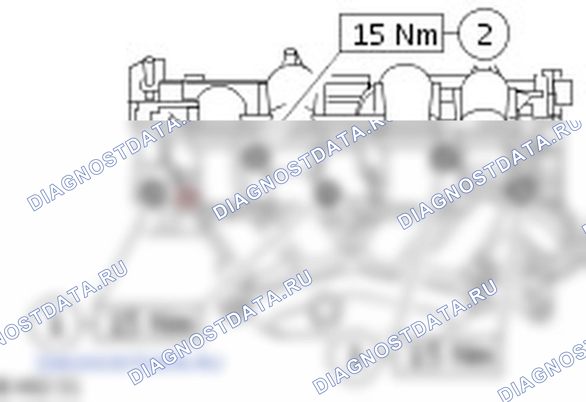 Разборка узла головки цилиндров. Ford C-MAX I рестайлинг