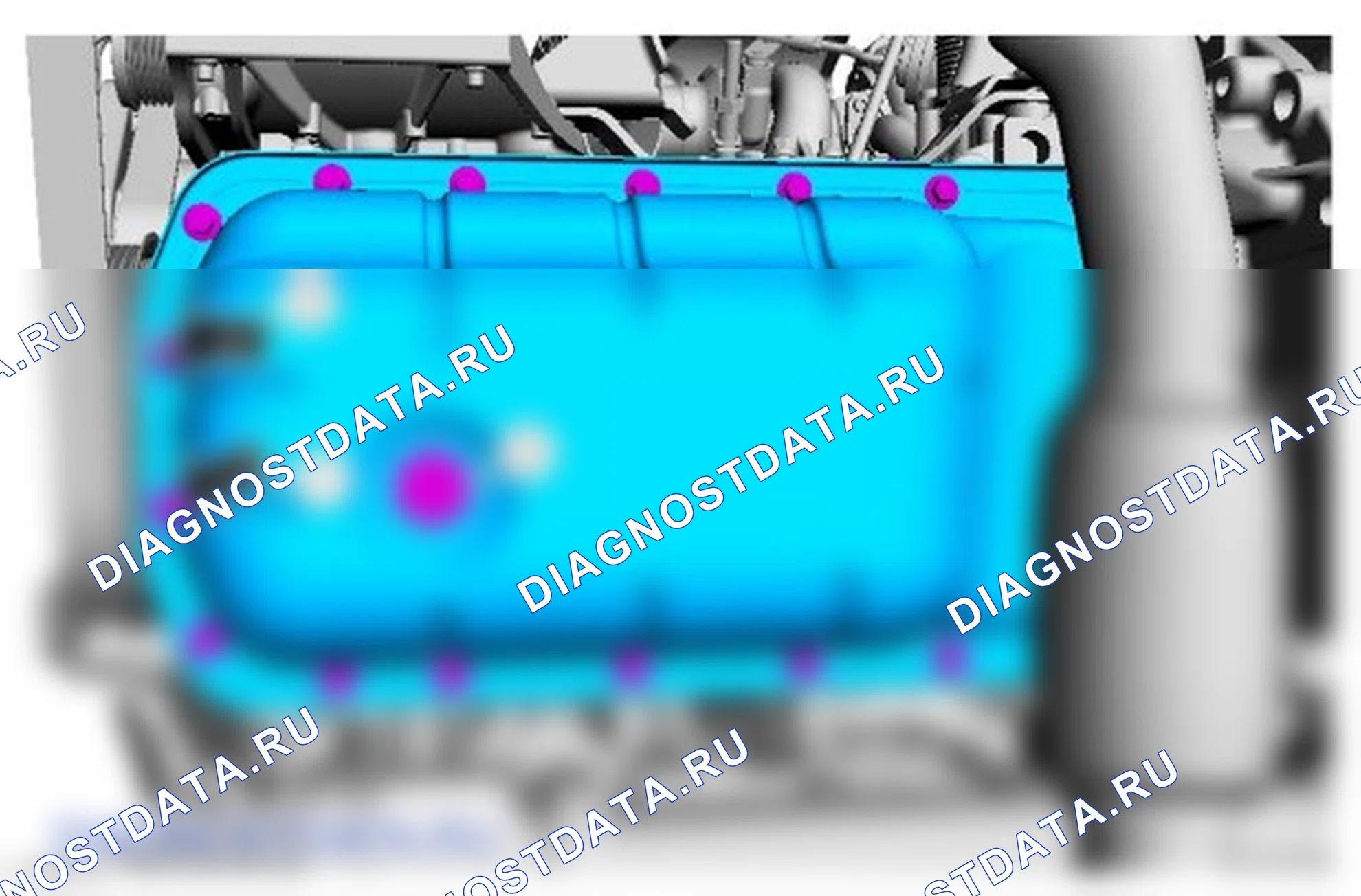 Сборка двигателя. Ford Tourneo Courier I