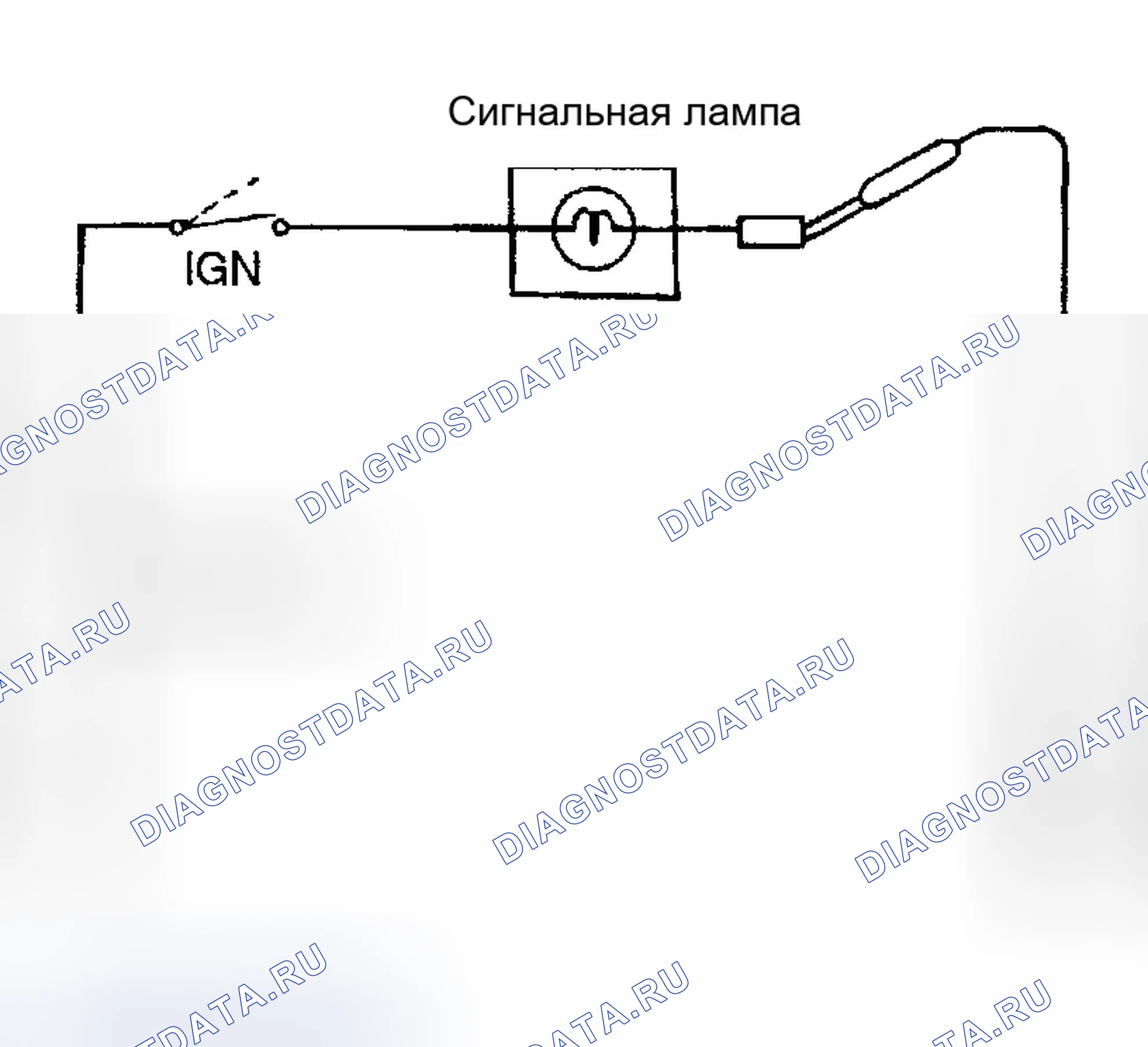 Рис. 17: СИГНАЛЬНАЯ ЛАМПА ДАВЛЕНИЯ МАСЛА. Hyundai Sonata V