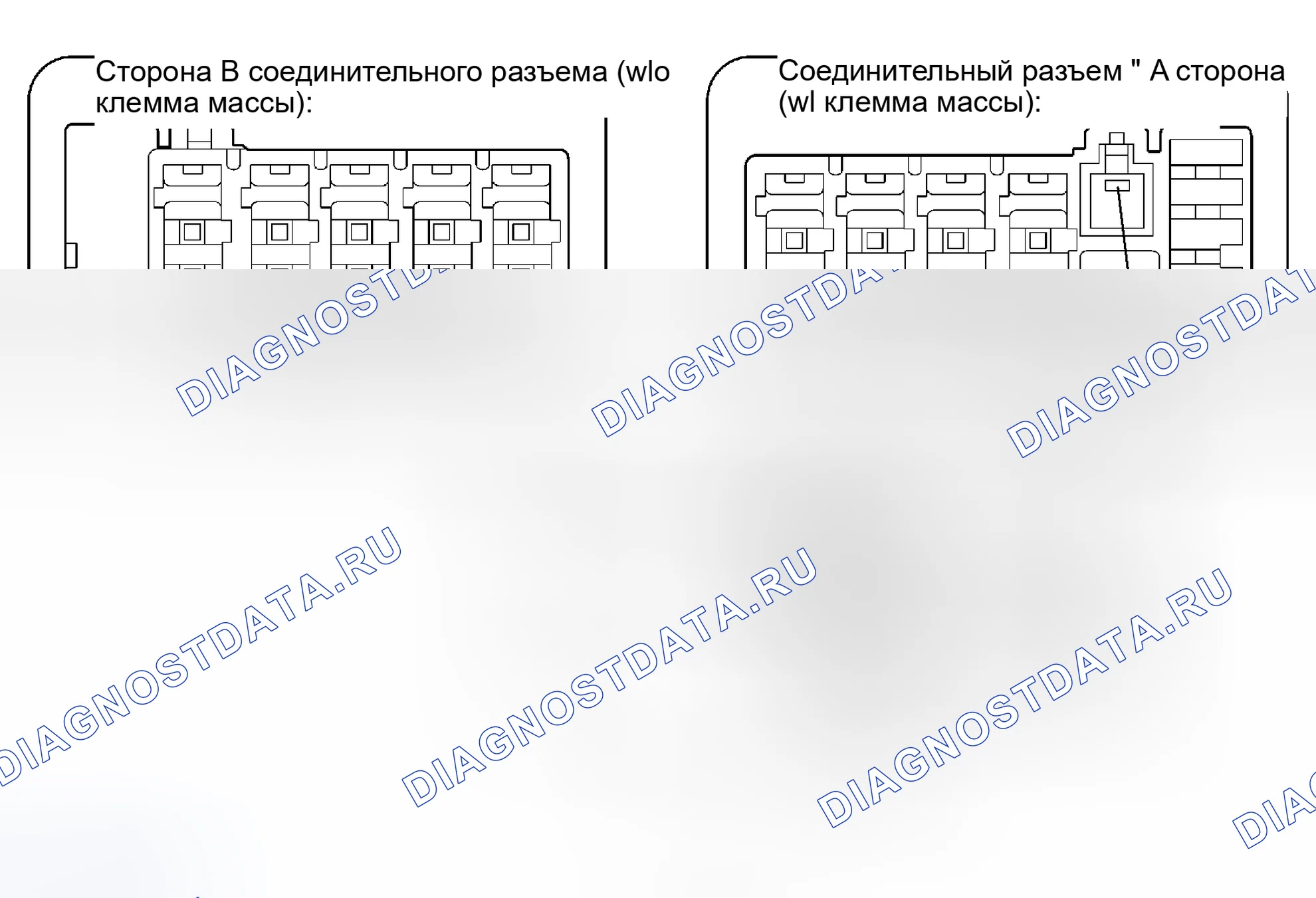 Рис. 124: КЛЕММЫ ЭБУ. Toyota Sequoia I рестайлинг