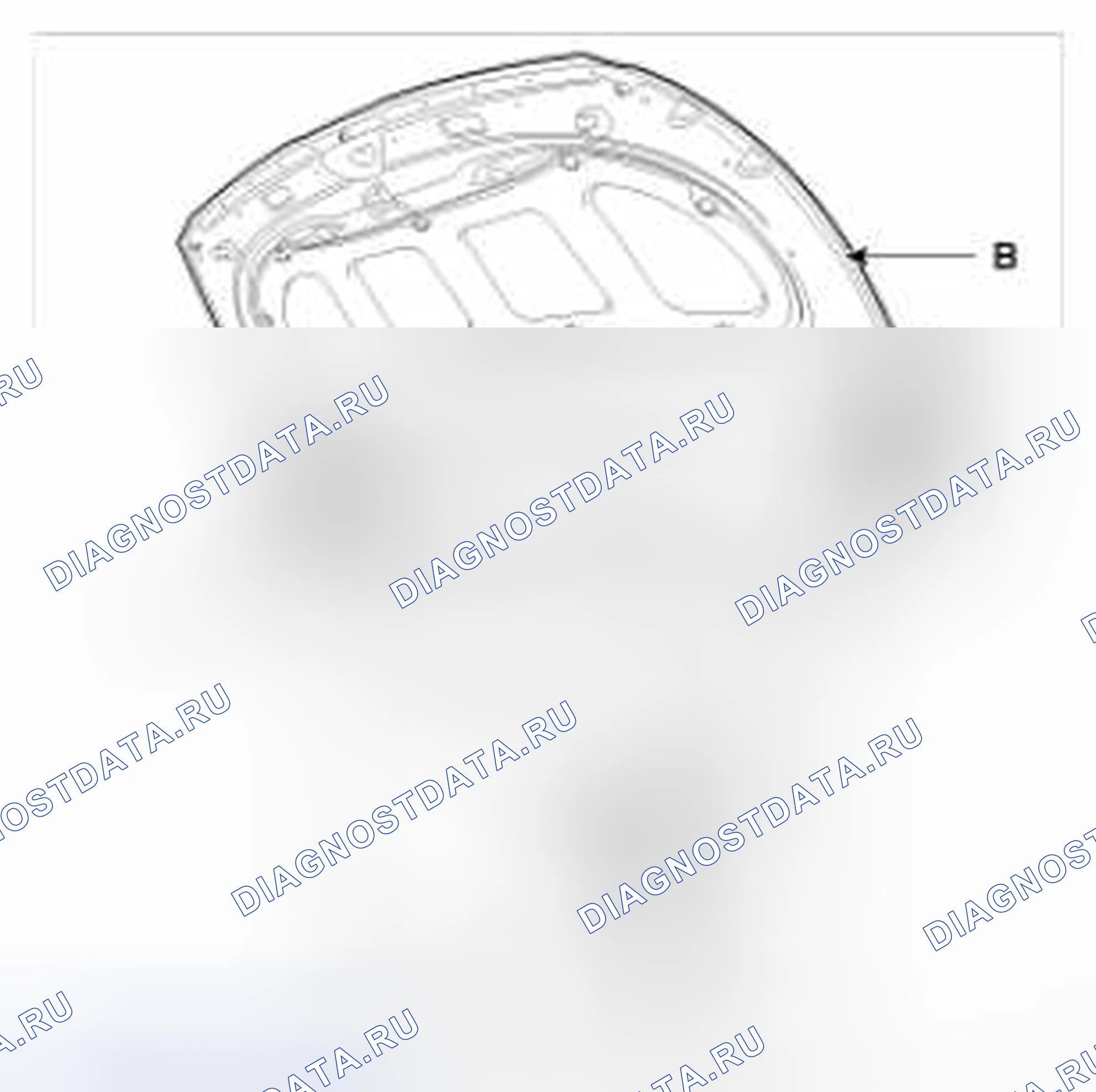 Рис. 12: Замена капота в сборе. Hyundai Accent IV
