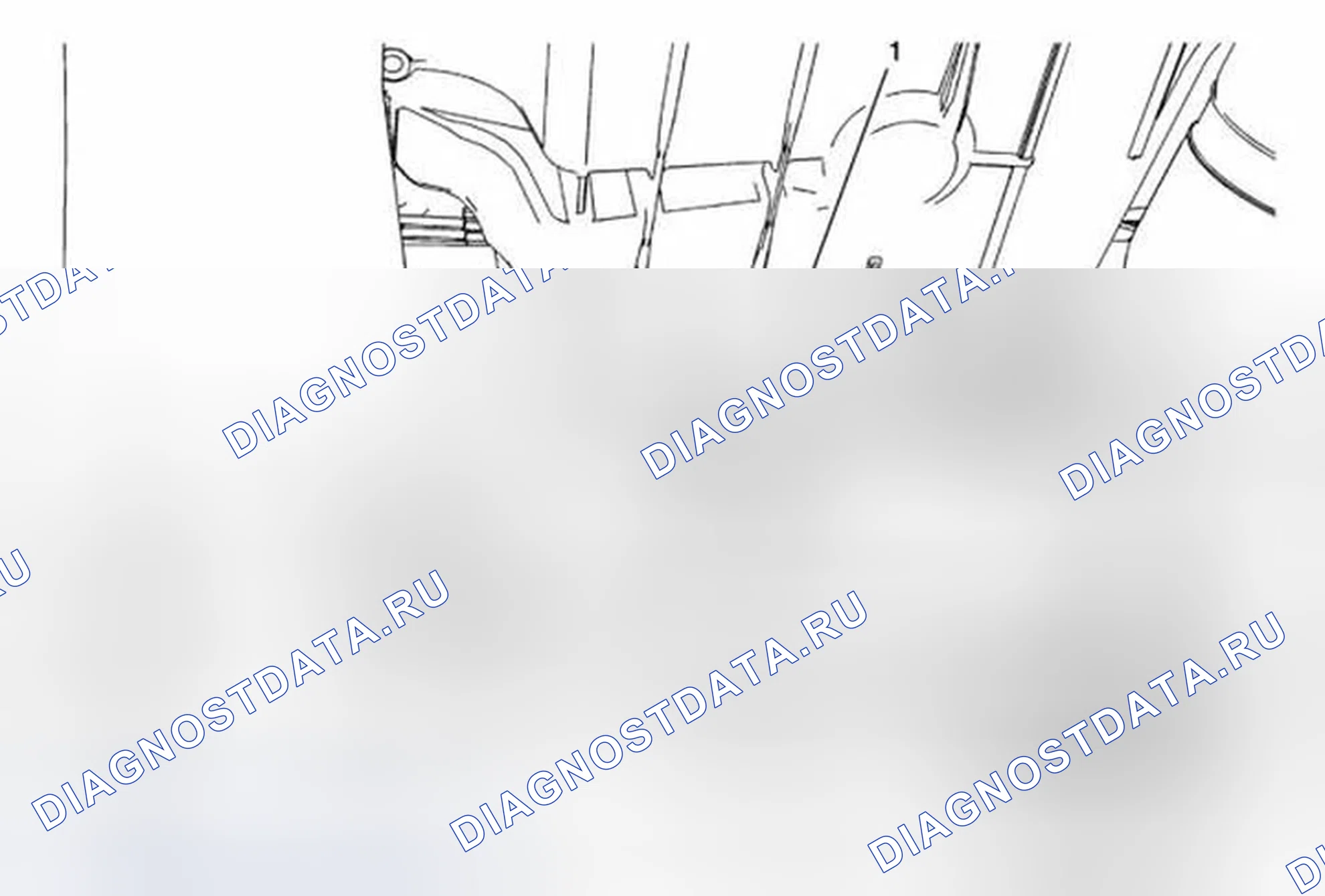 Рис. 9: Замена датчика нагретого кислорода - Датчик 2. Chevrolet Sonic I