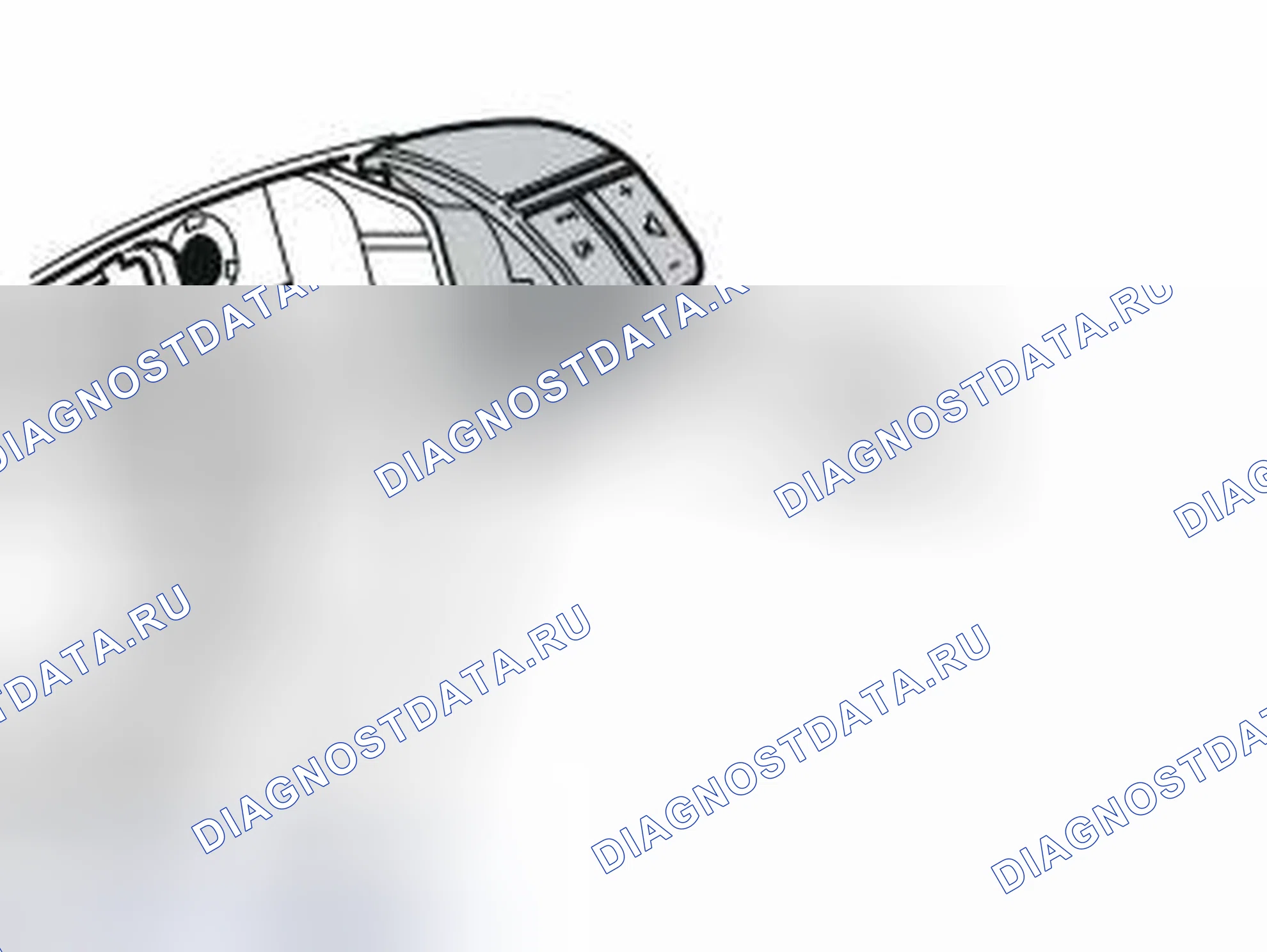 Рис. 645: Фиктивная кнопка. Volvo S60 I