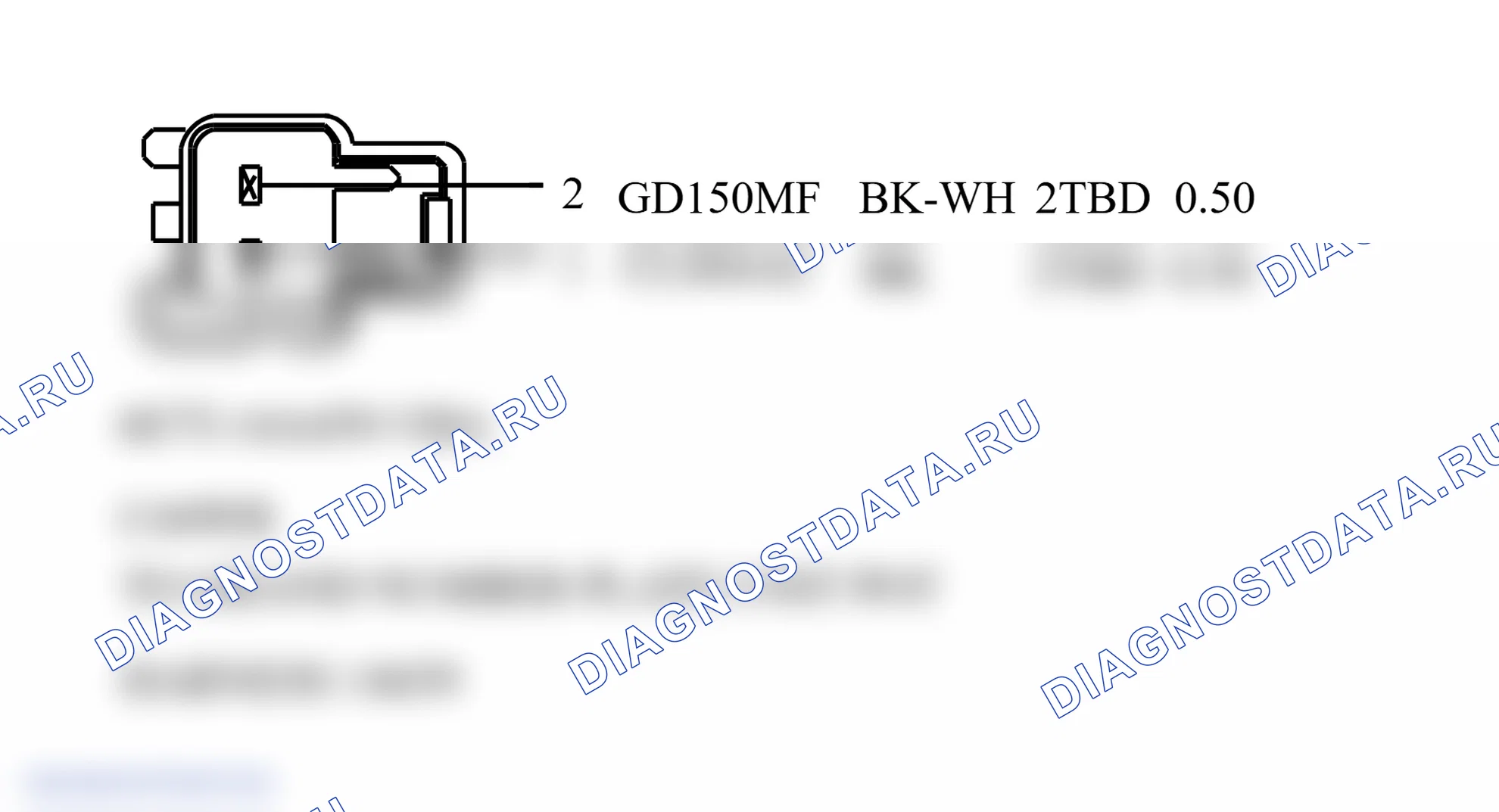 Распиновка разъёма WB. Ford C-MAX I рестайлинг