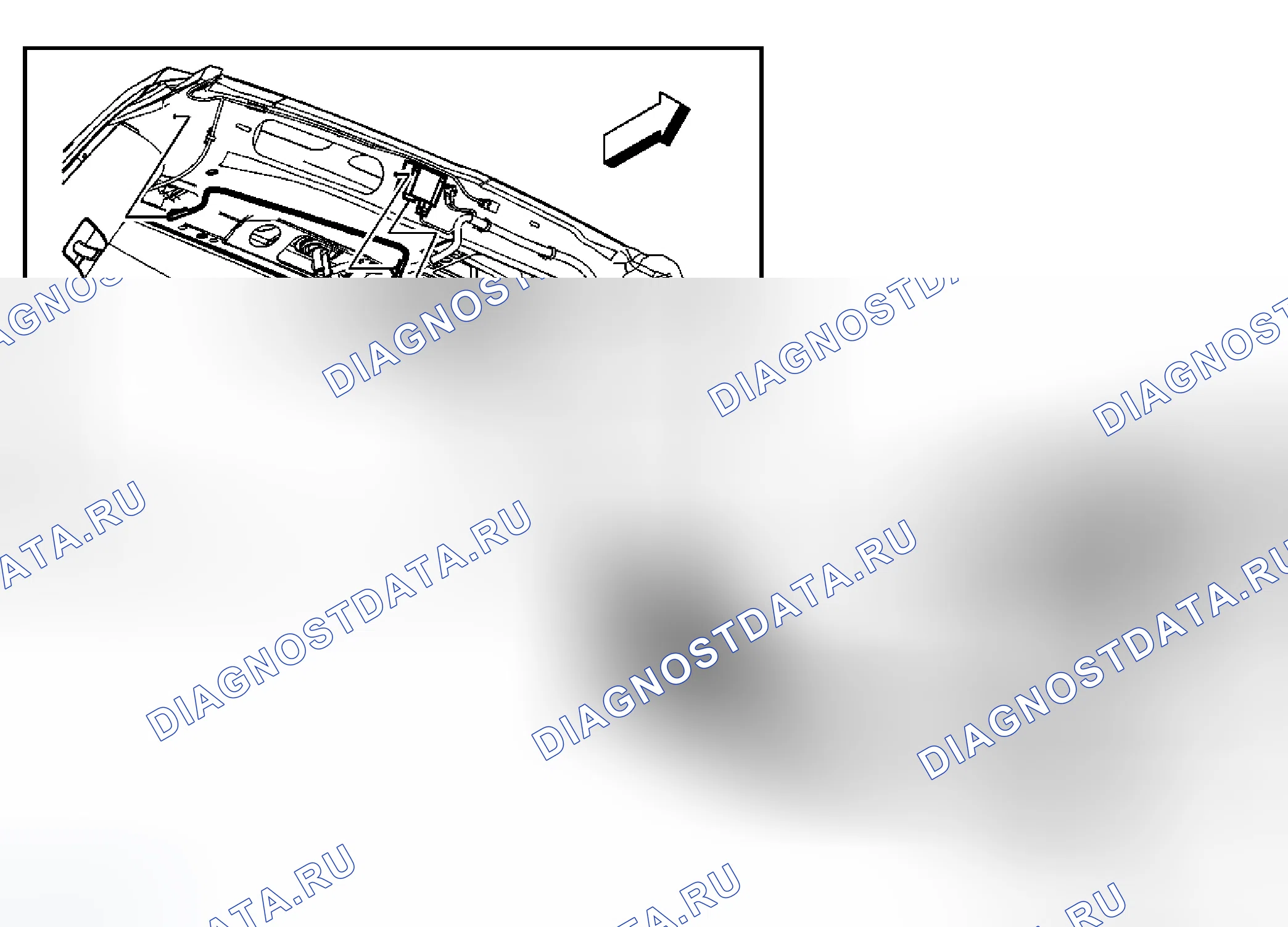Рис. 39: Замена антенны без ключа. Chevrolet Traverse I