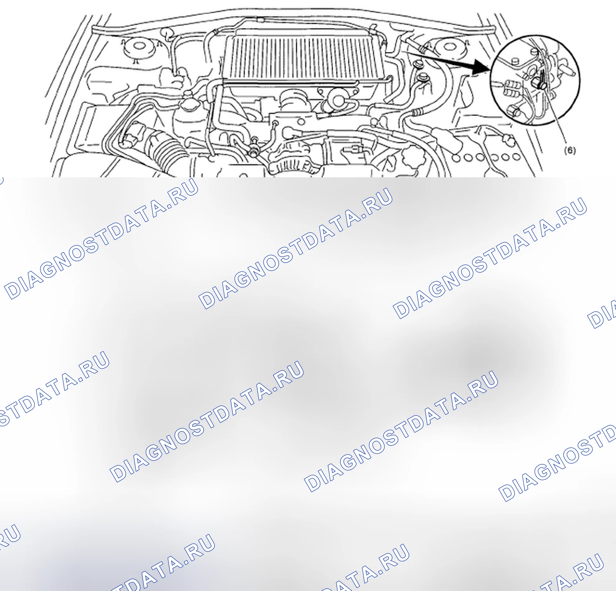 Рис. 14: Определение местоположения электрических компонентов - модель STi. Subaru Impreza WRX STI GD рестайлинг 2